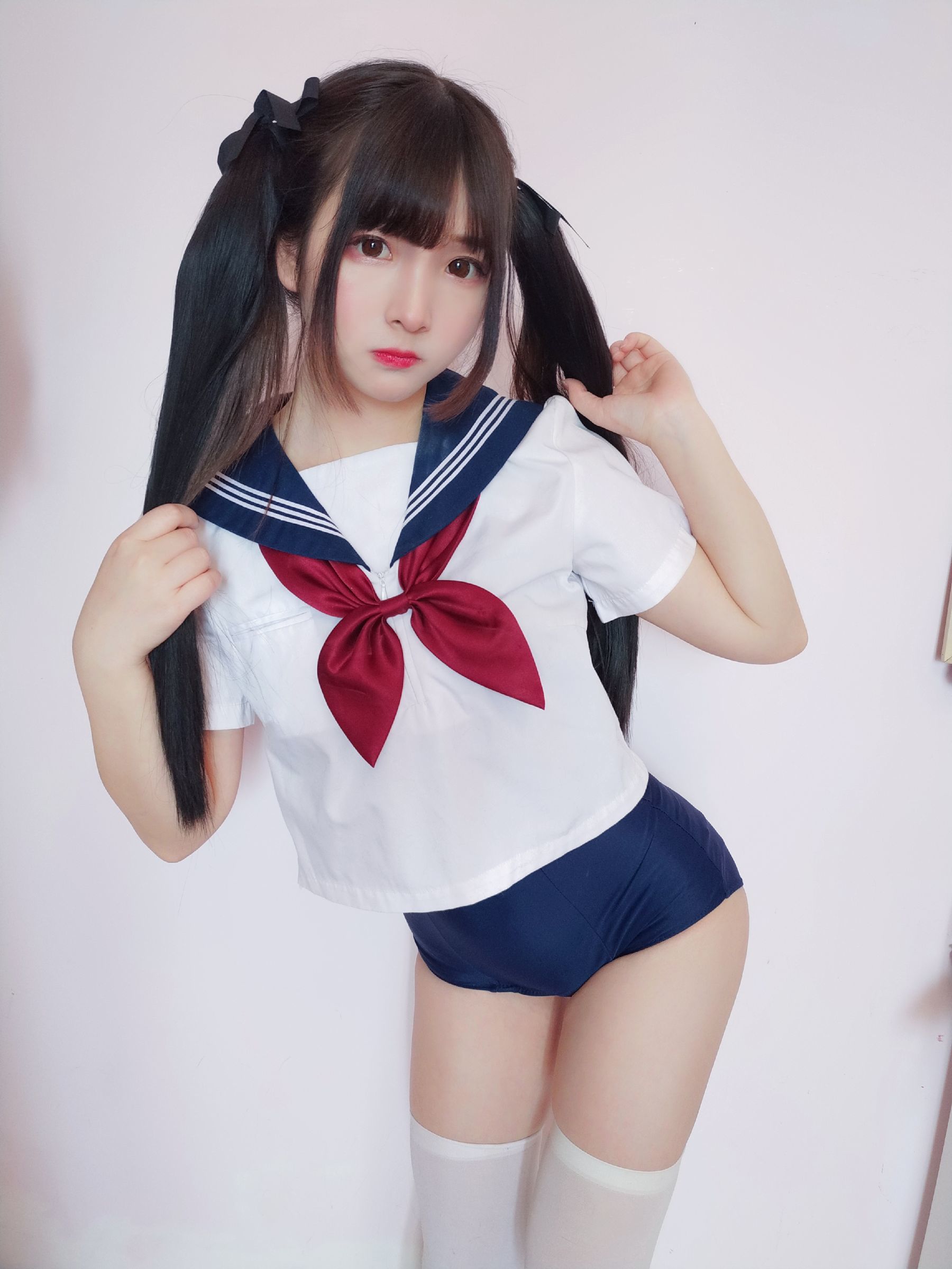 二次元美女古川kagura 水手服死库水-图0