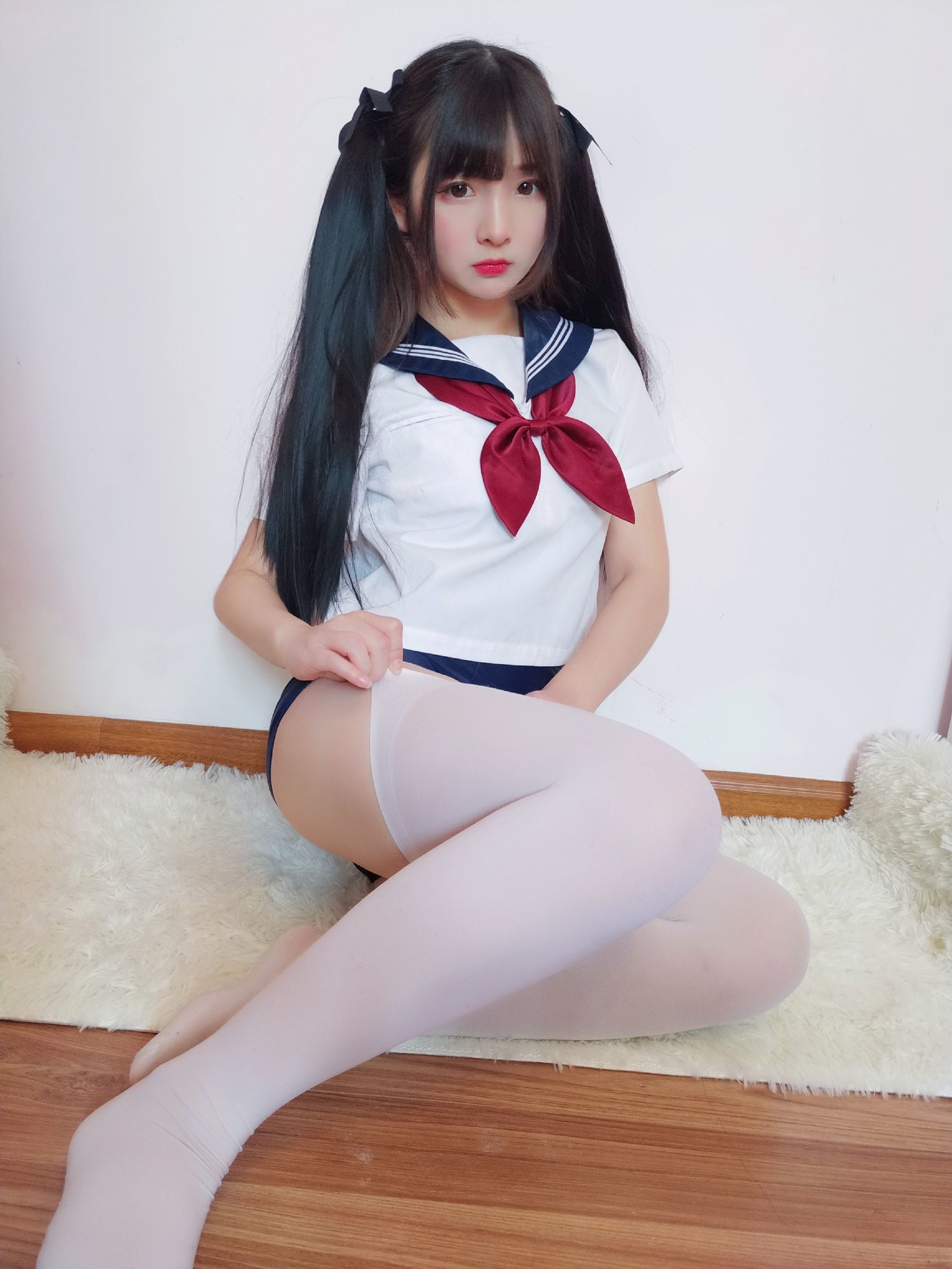 二次元美女古川kagura 水手服死库水-图9