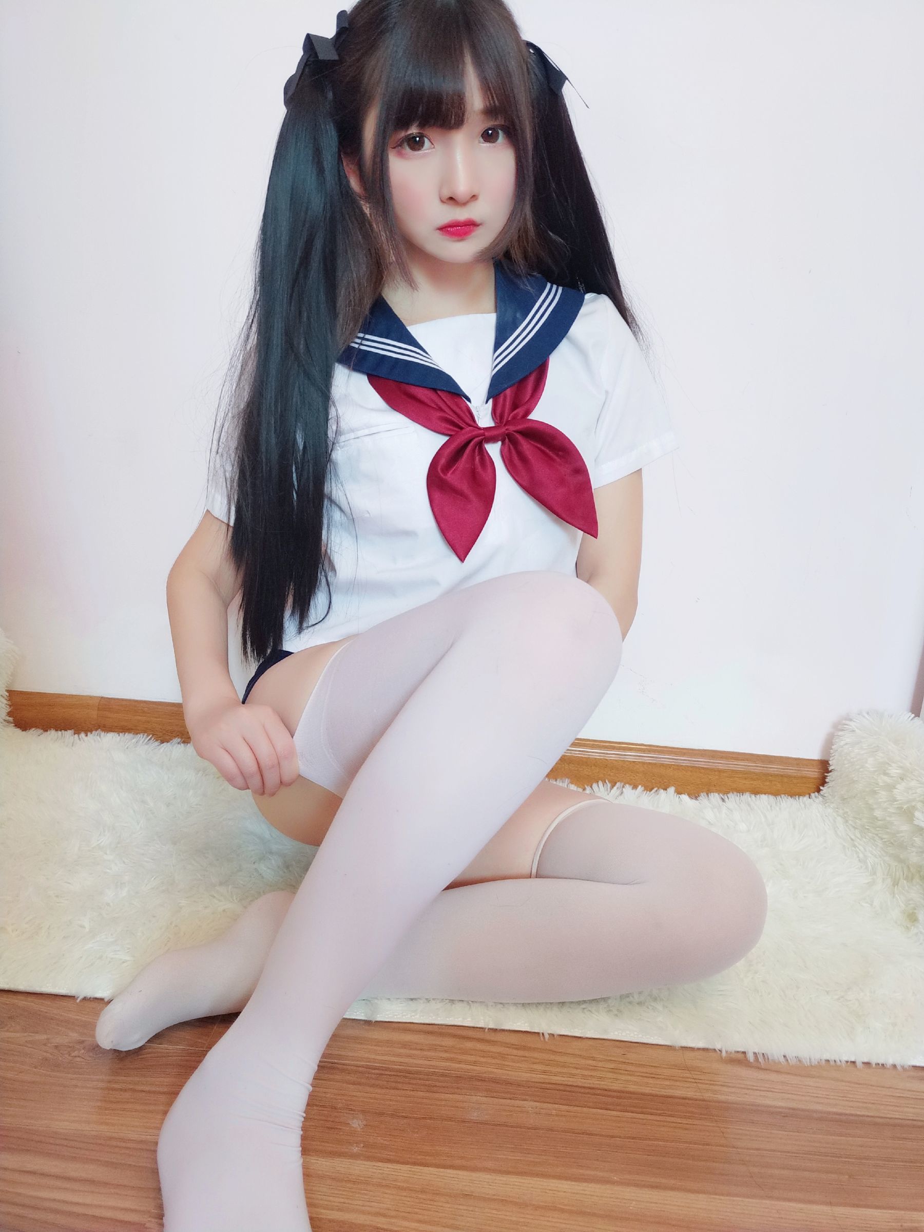 二次元美女古川kagura 水手服死库水-图11