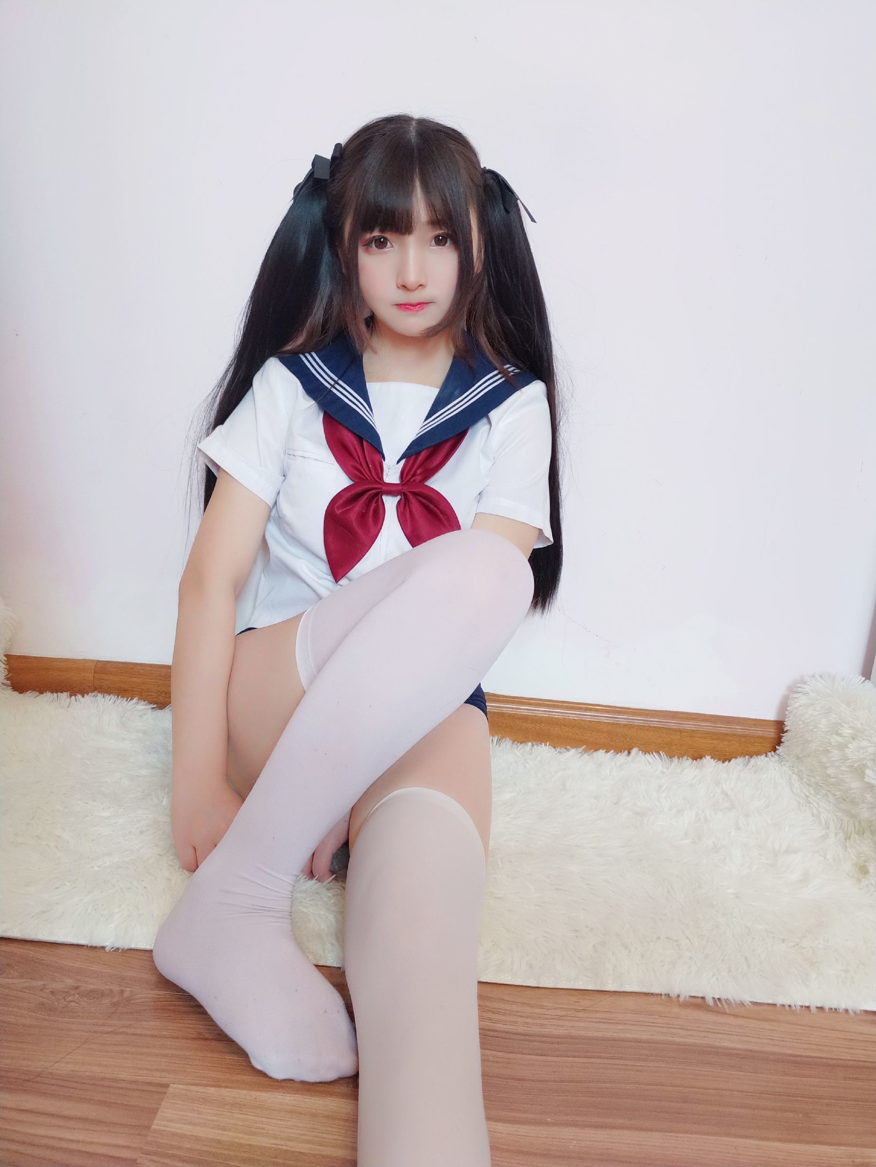 二次元美女古川kagura 水手服死库水-图13