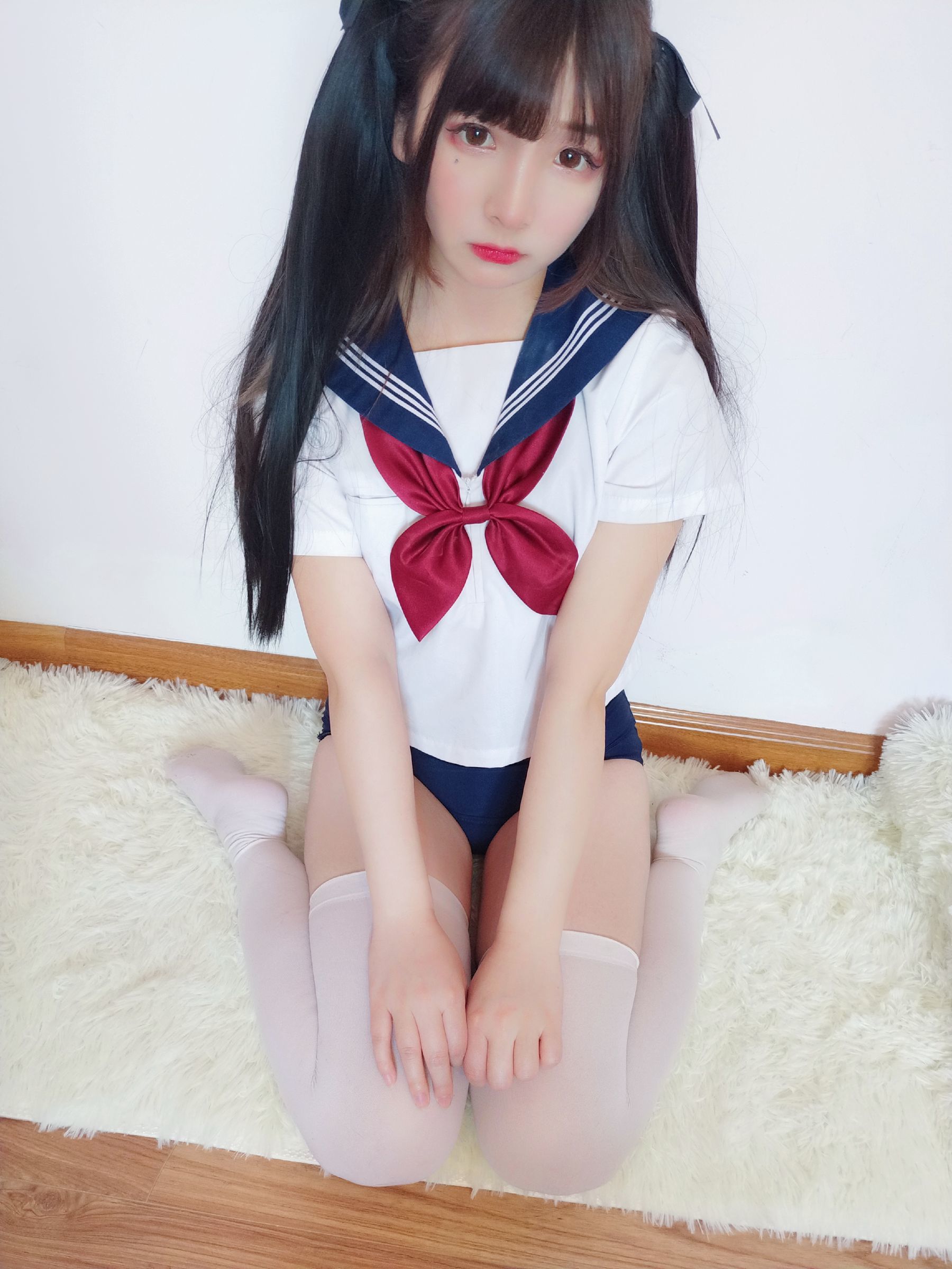 二次元美女古川kagura 水手服死库水-图15
