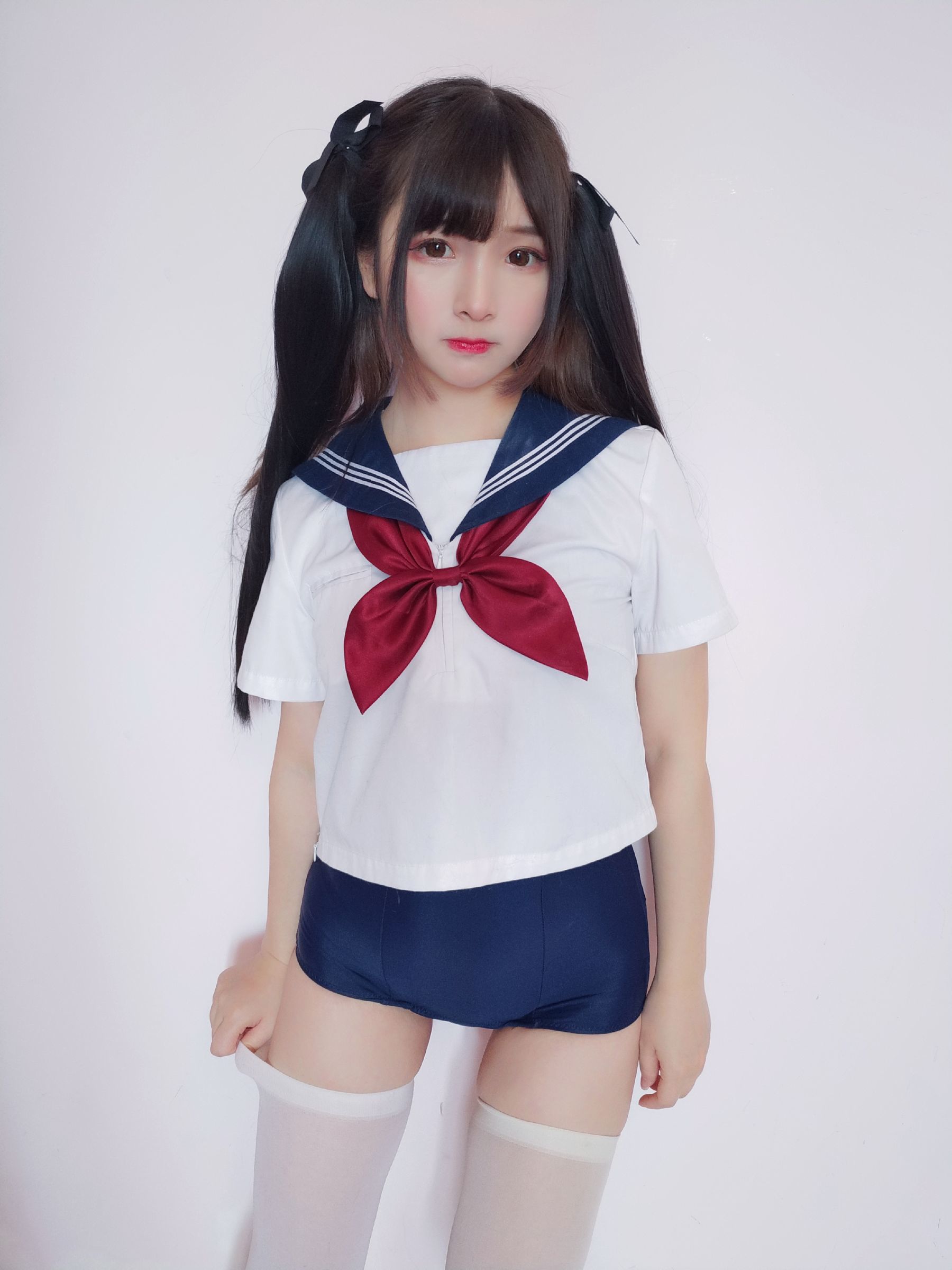 二次元美女古川kagura 水手服死库水-图2