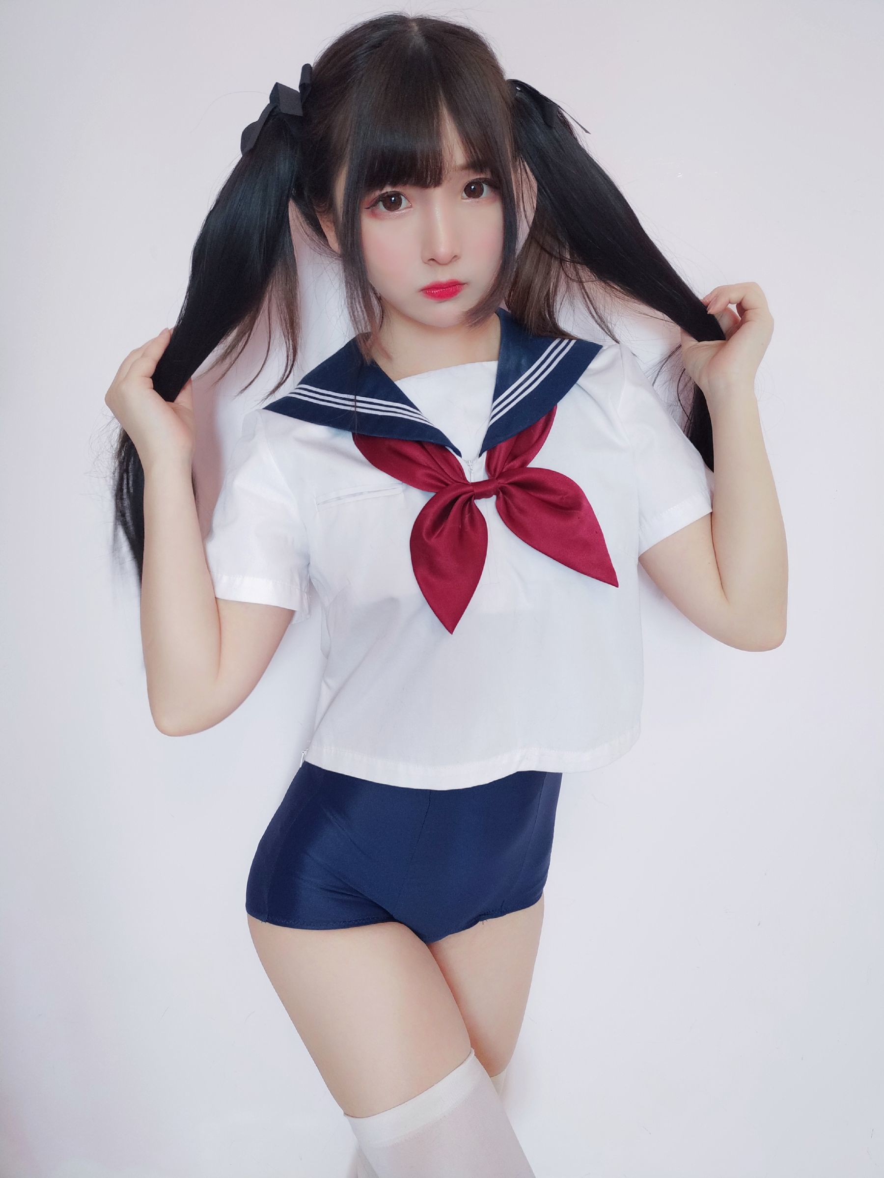 二次元美女古川kagura 水手服死库水-图3