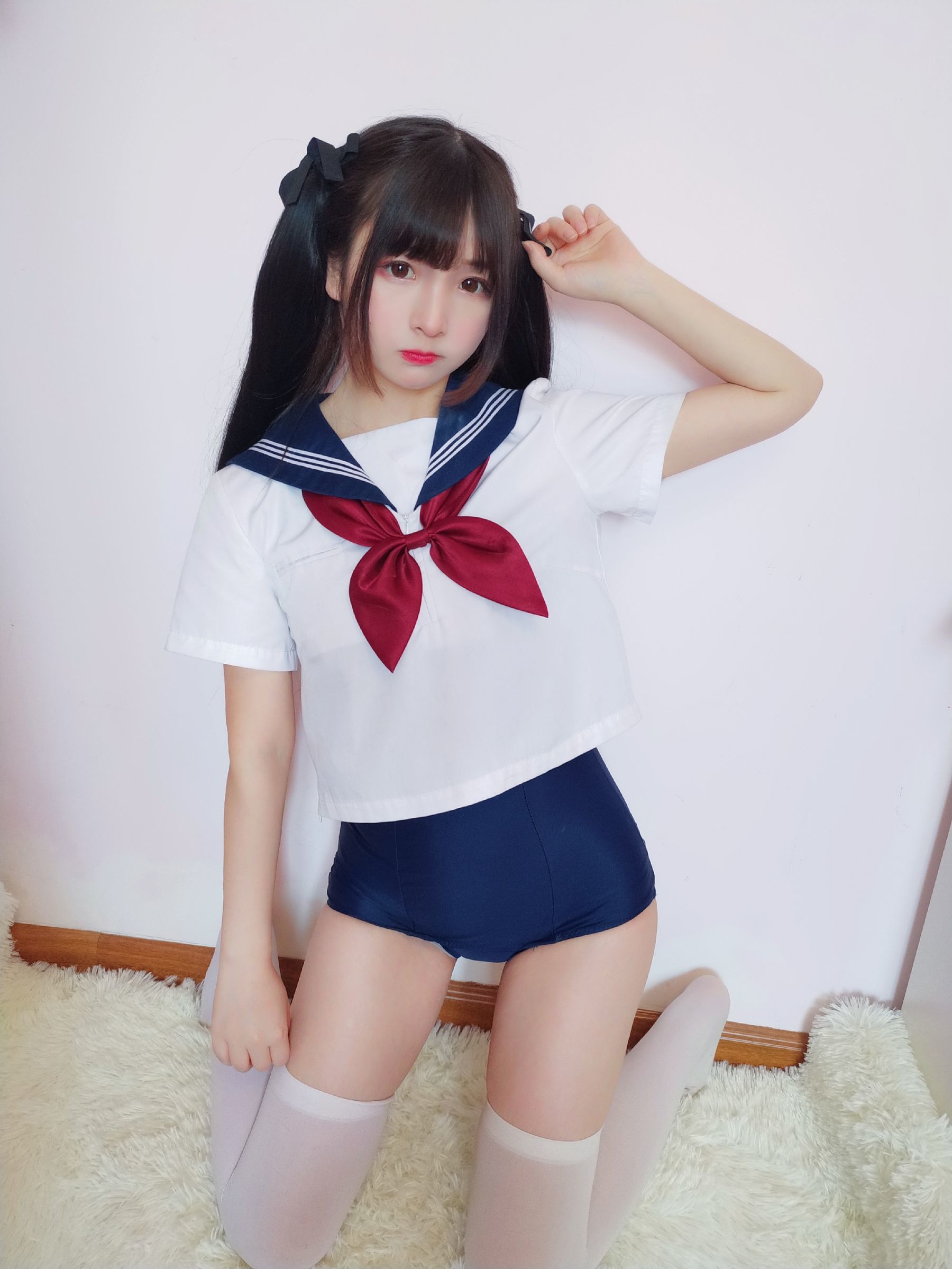 二次元美女古川kagura 水手服死库水-图6