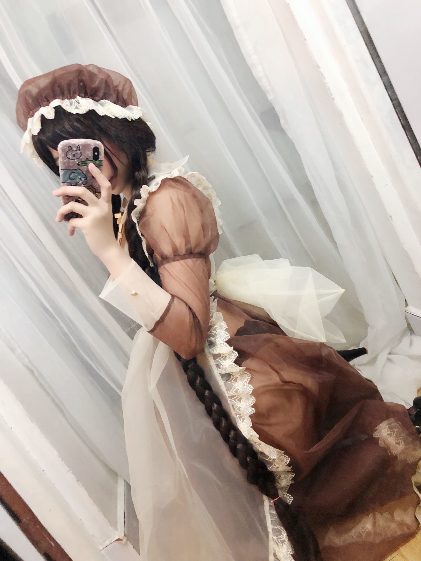 二次元巨乳美女鹿野希 透明女仆-图17