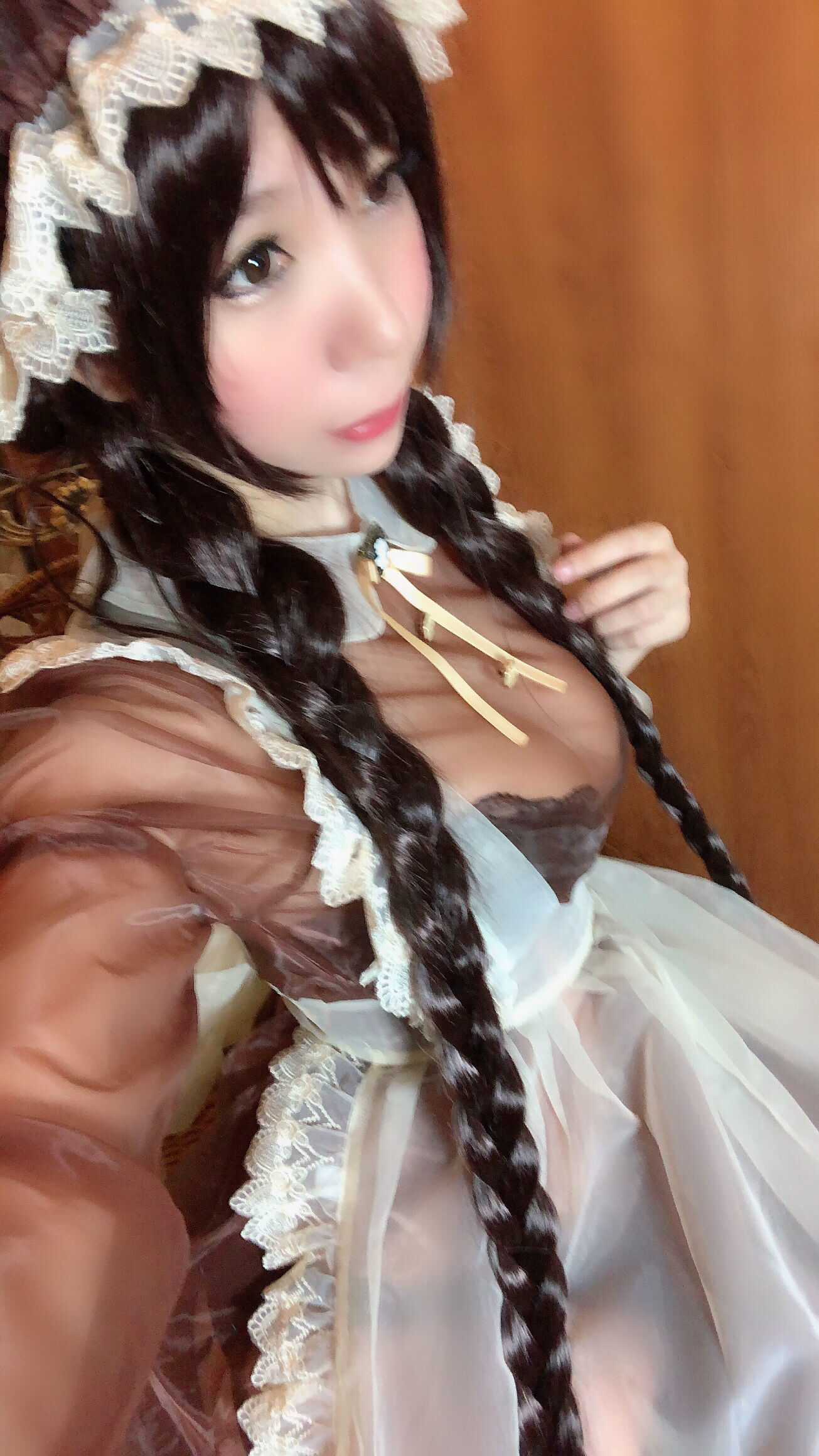 二次元巨乳美女鹿野希 透明女仆-图35