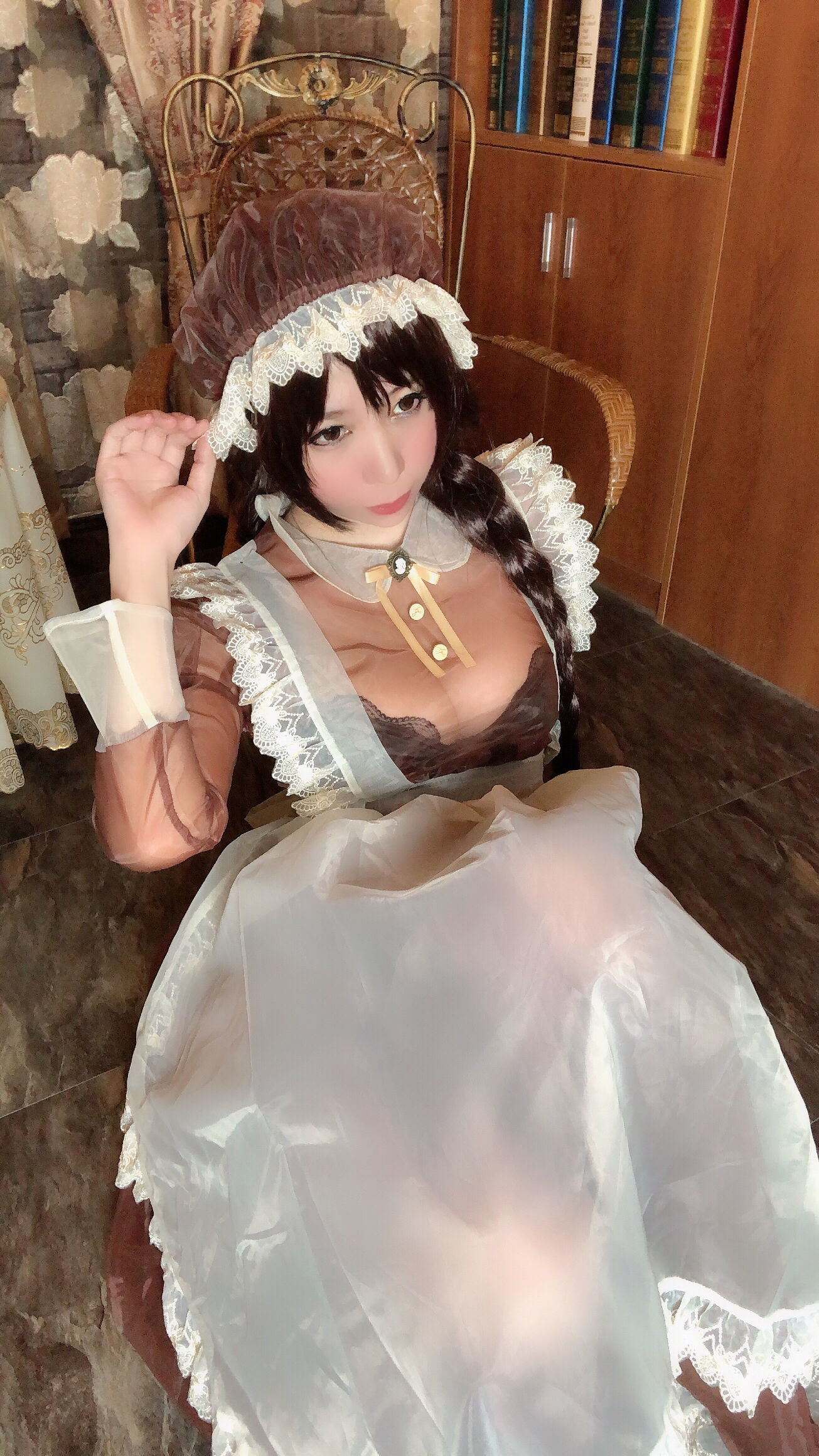 二次元巨乳美女鹿野希 透明女仆-图67