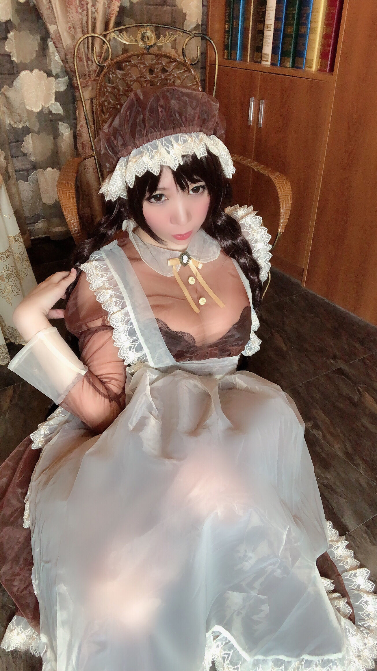 二次元巨乳美女鹿野希 透明女仆-图70