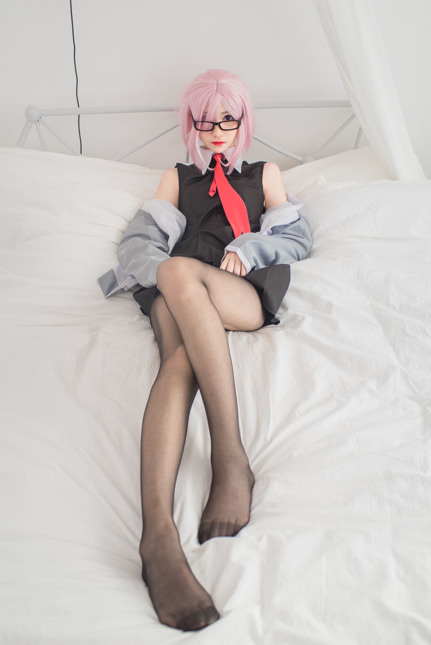 动漫博主南桃Momoko 玛修制服-图11