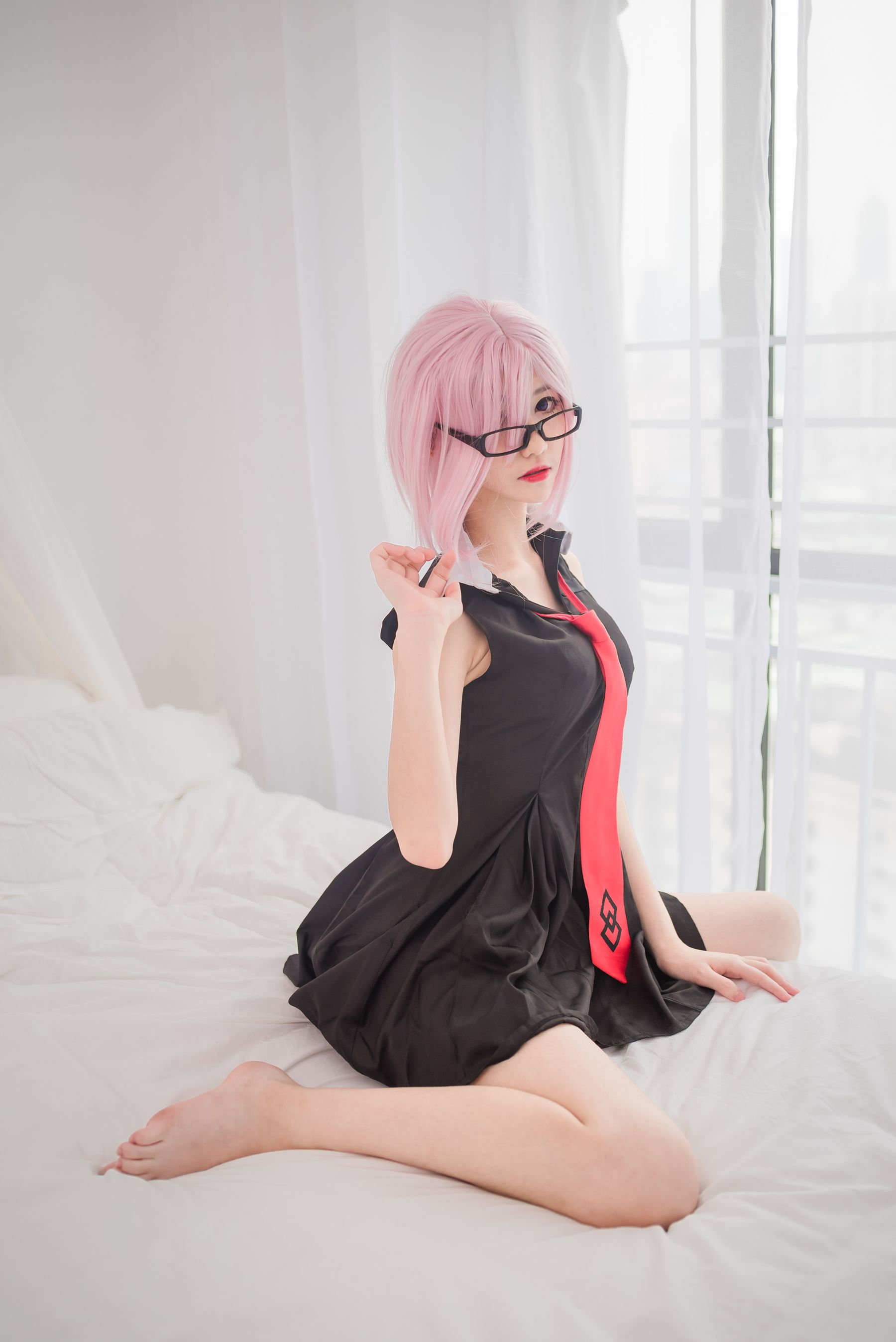 动漫博主南桃Momoko 玛修制服-图26
