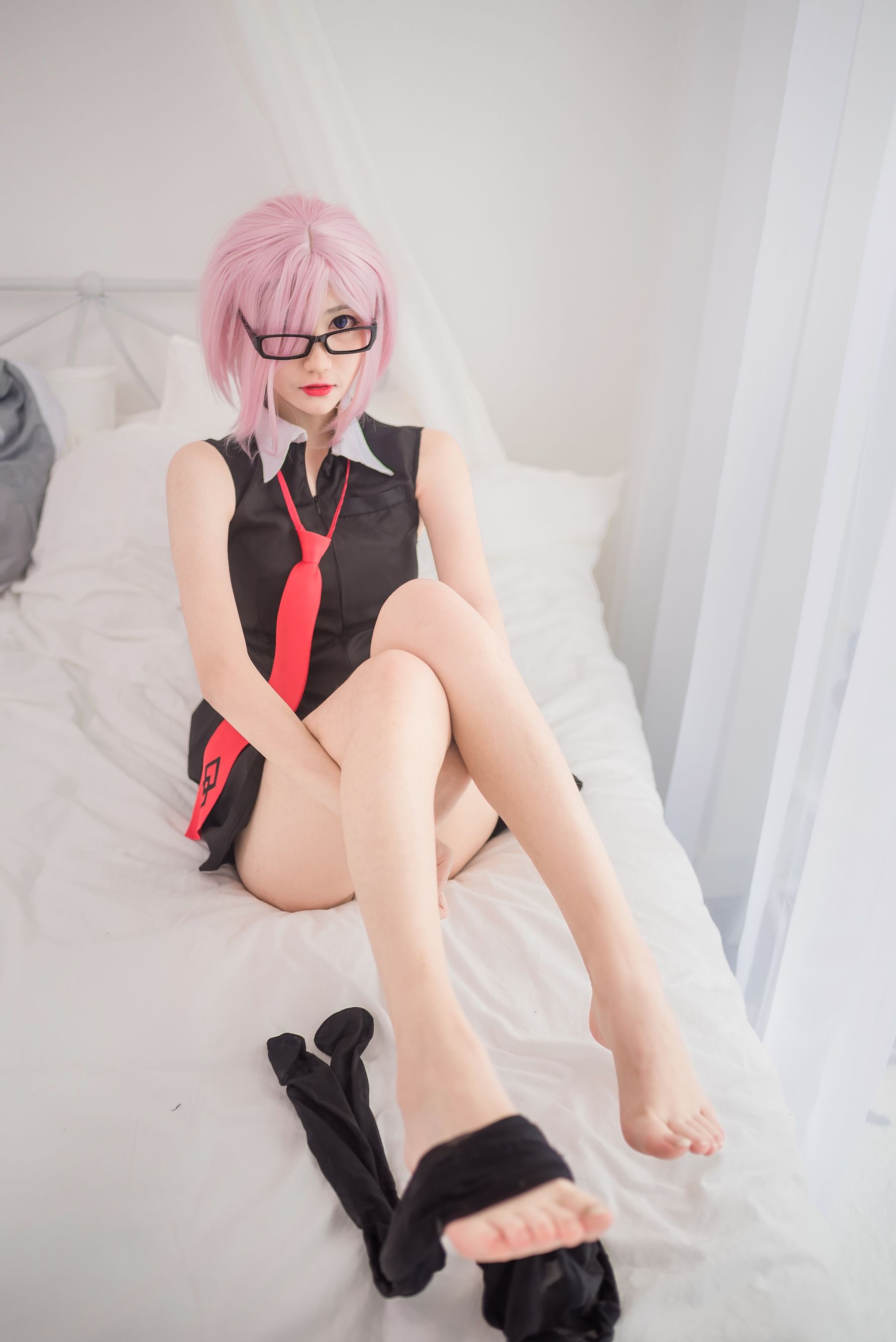 动漫博主南桃Momoko 玛修制服-图27