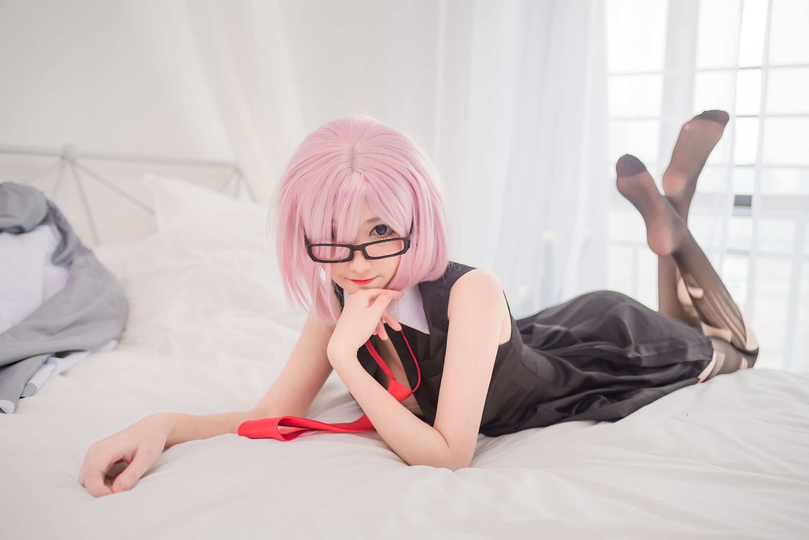 动漫博主南桃Momoko 玛修制服-图2