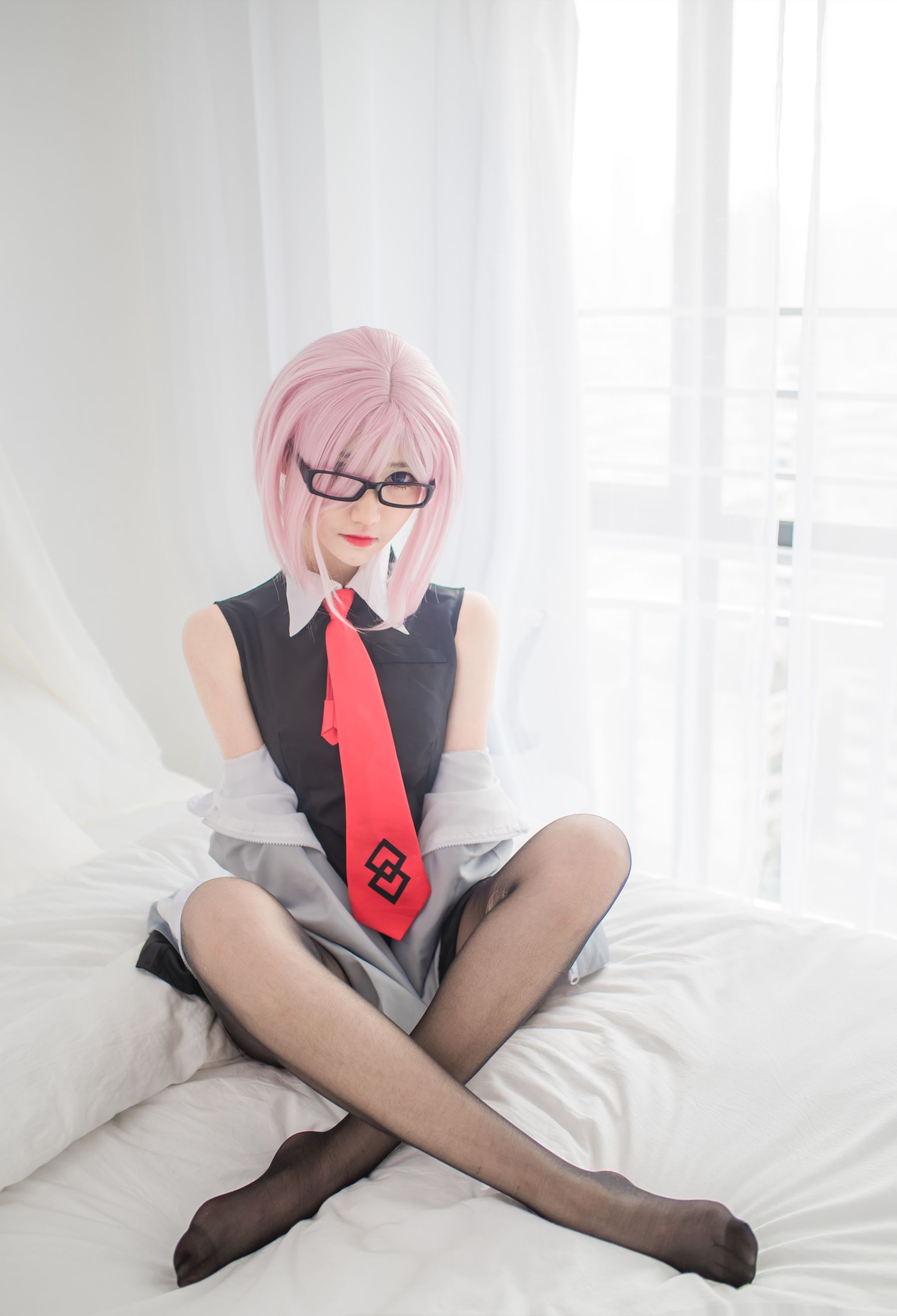 动漫博主南桃Momoko 玛修制服-图3