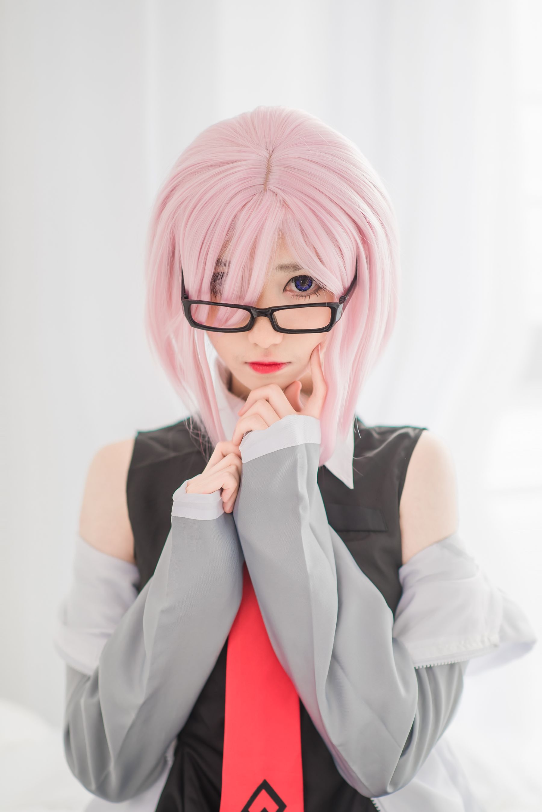 动漫博主南桃Momoko 玛修制服-图4