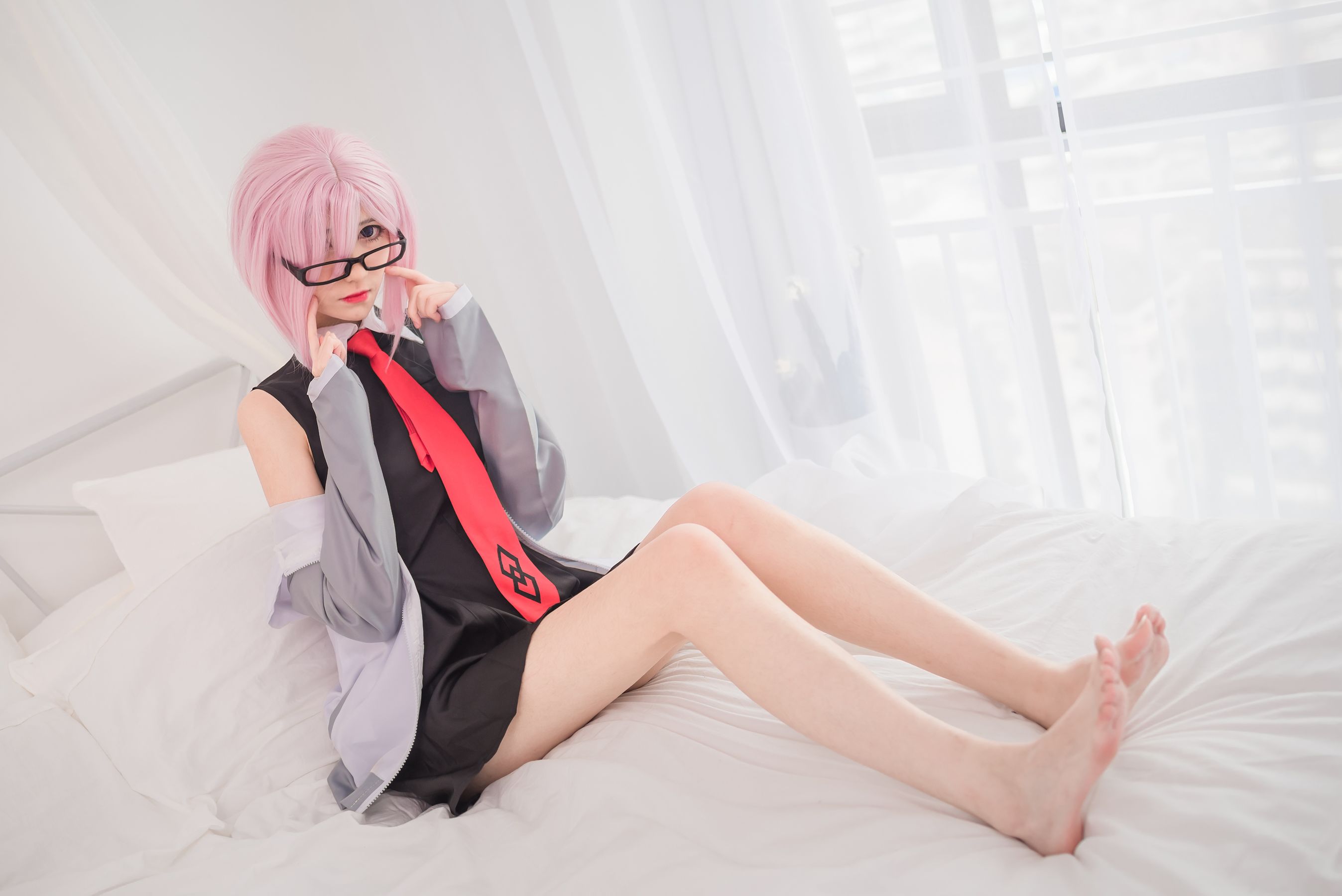 动漫博主南桃Momoko 玛修制服-图8