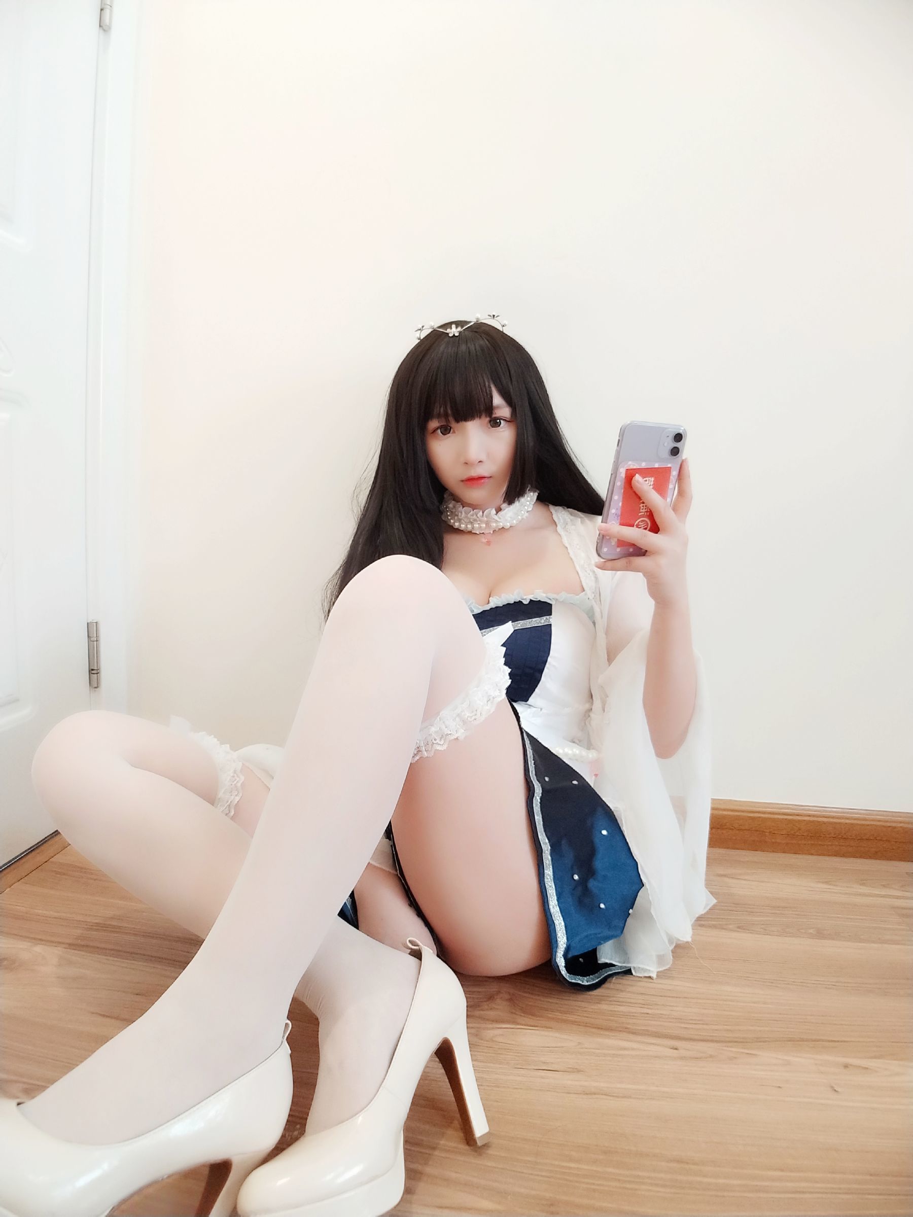 二次元美女古川kagura 白丝-图11