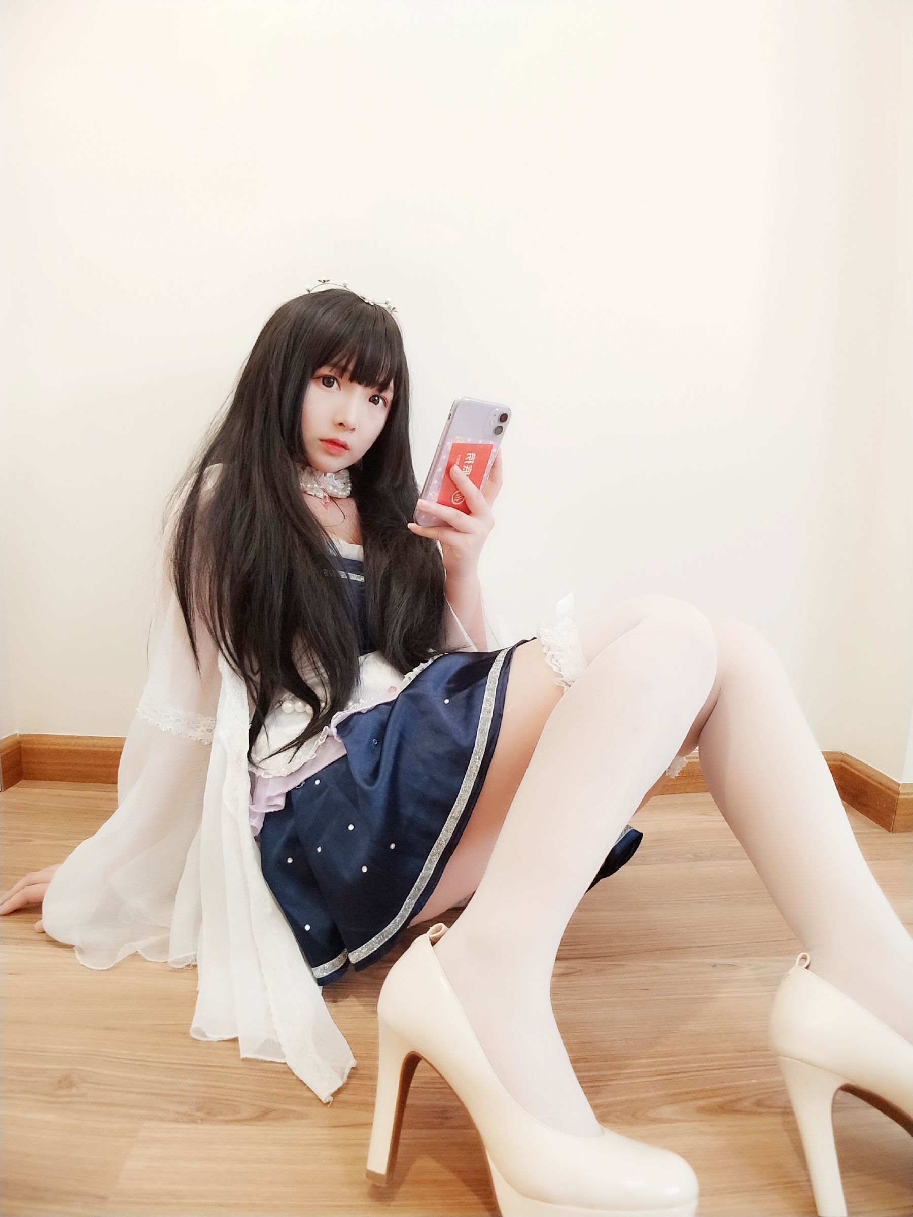 二次元美女古川kagura 白丝-图18