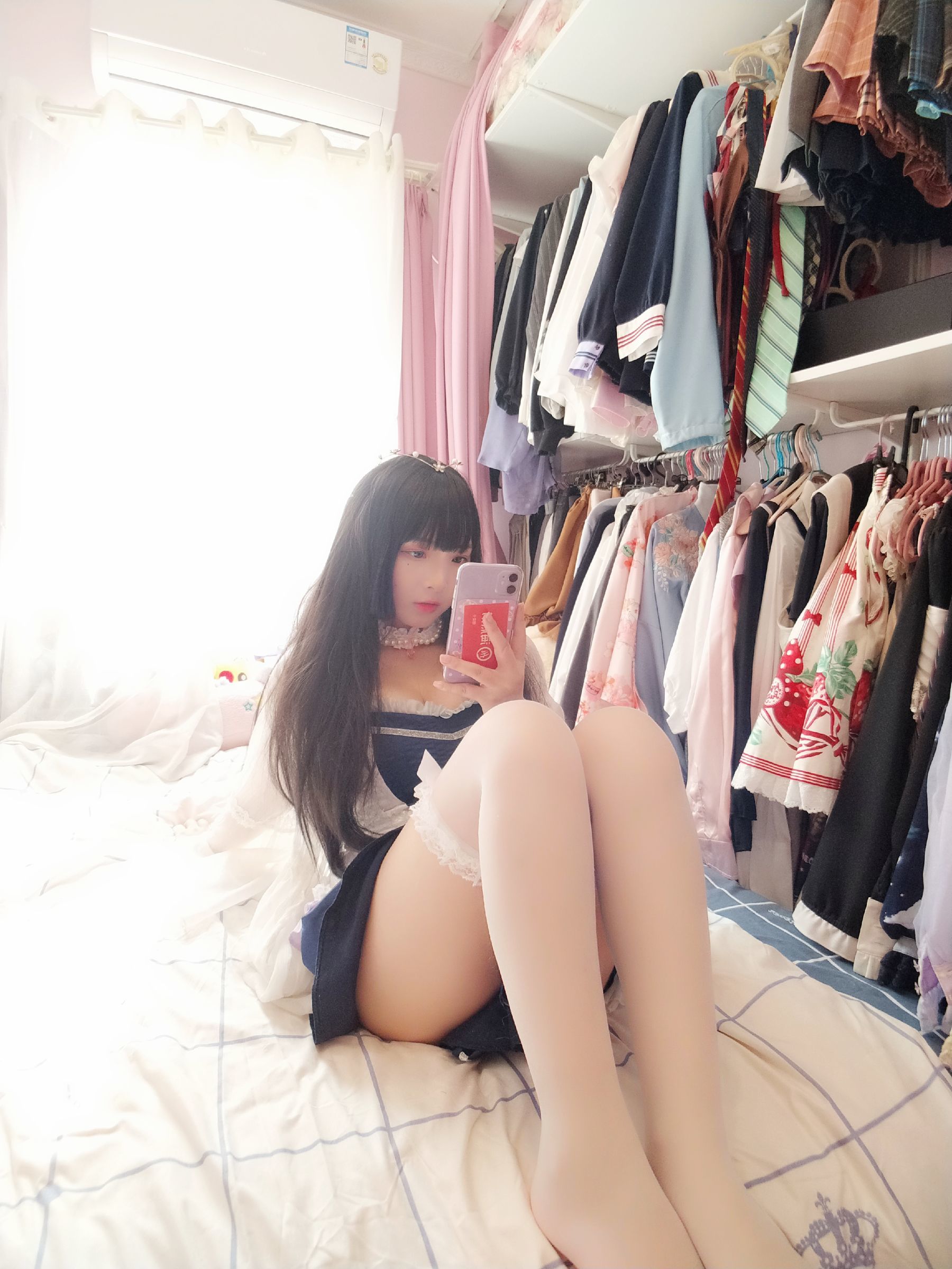 二次元美女古川kagura 白丝-图26