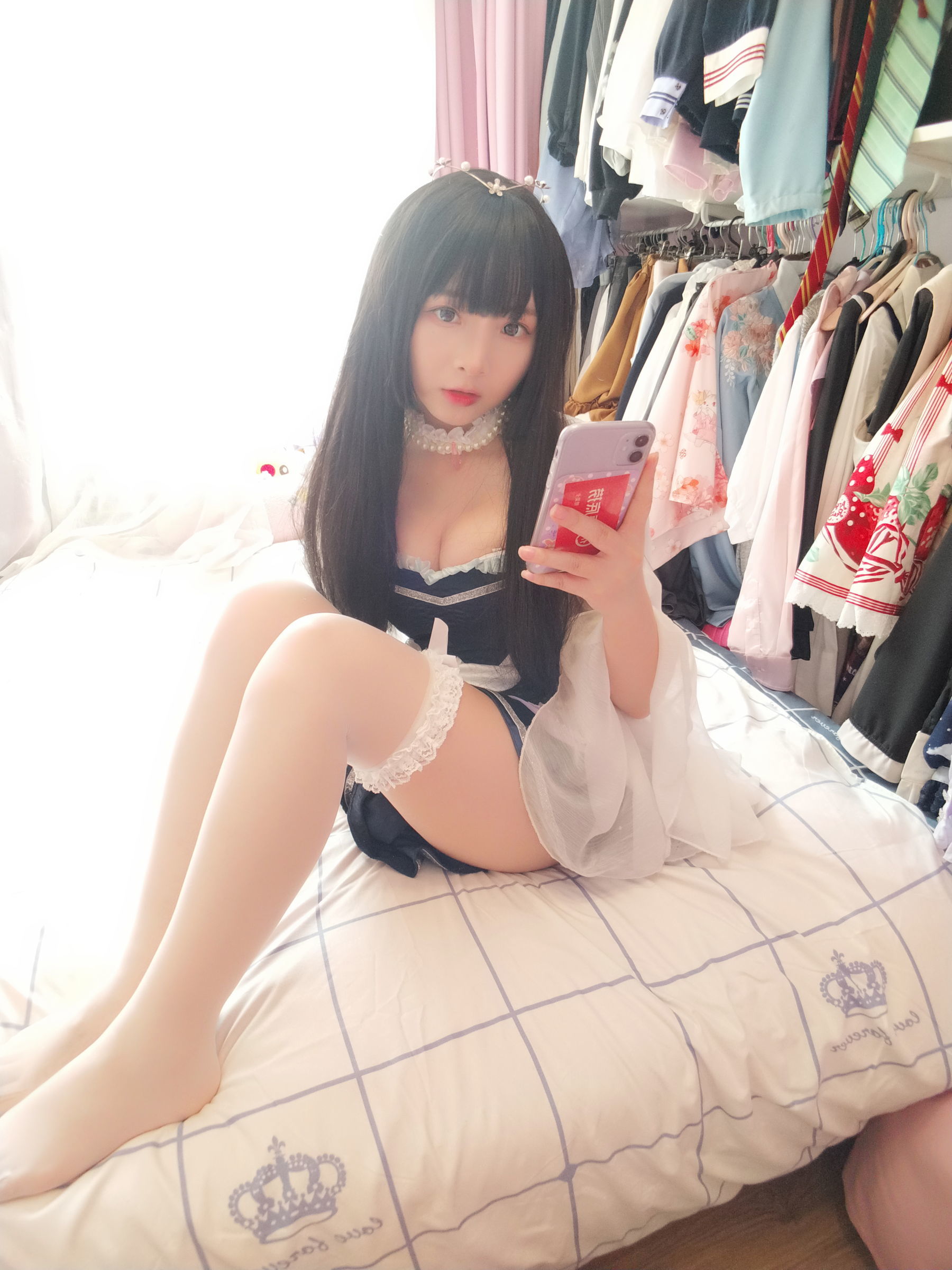 二次元美女古川kagura 白丝-图40