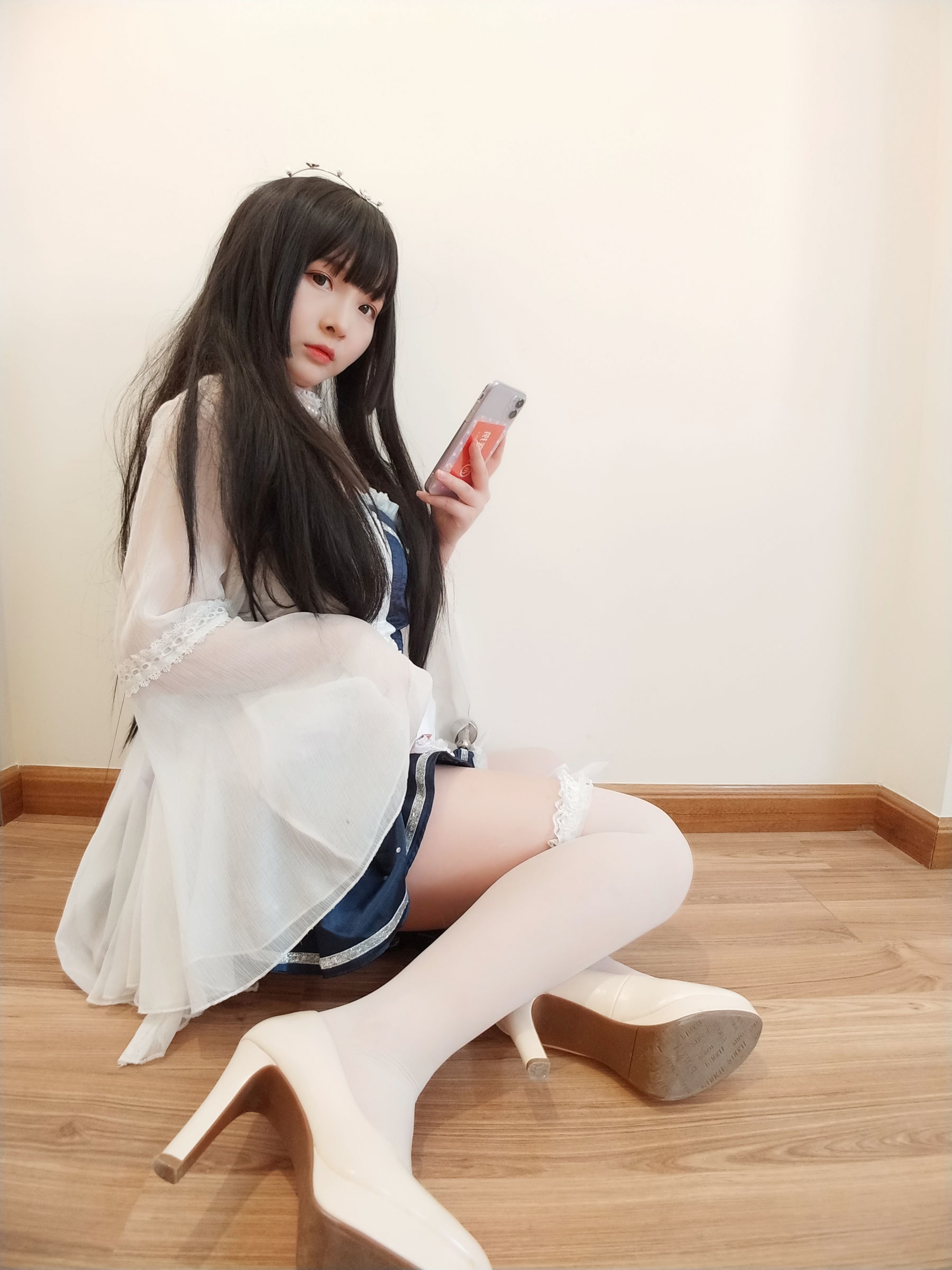 二次元美女古川kagura 白丝-图42