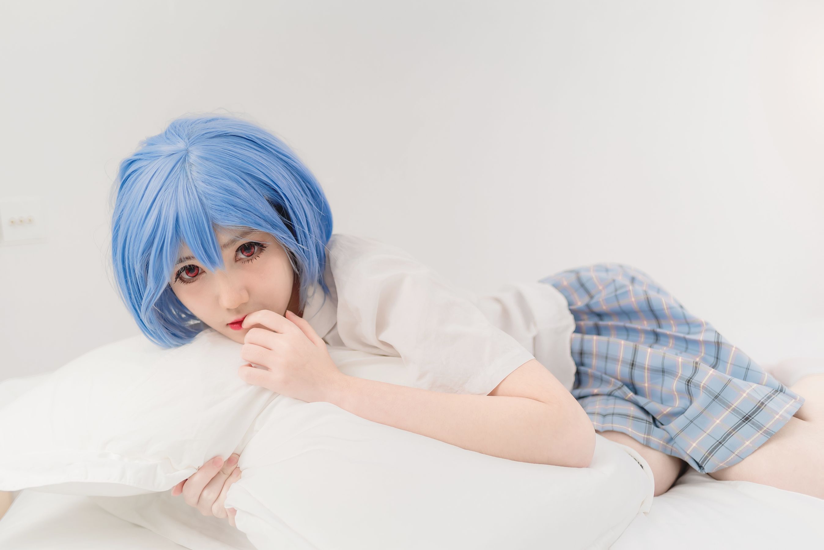 动漫博主南桃Momoko 绫波丽制服-图14