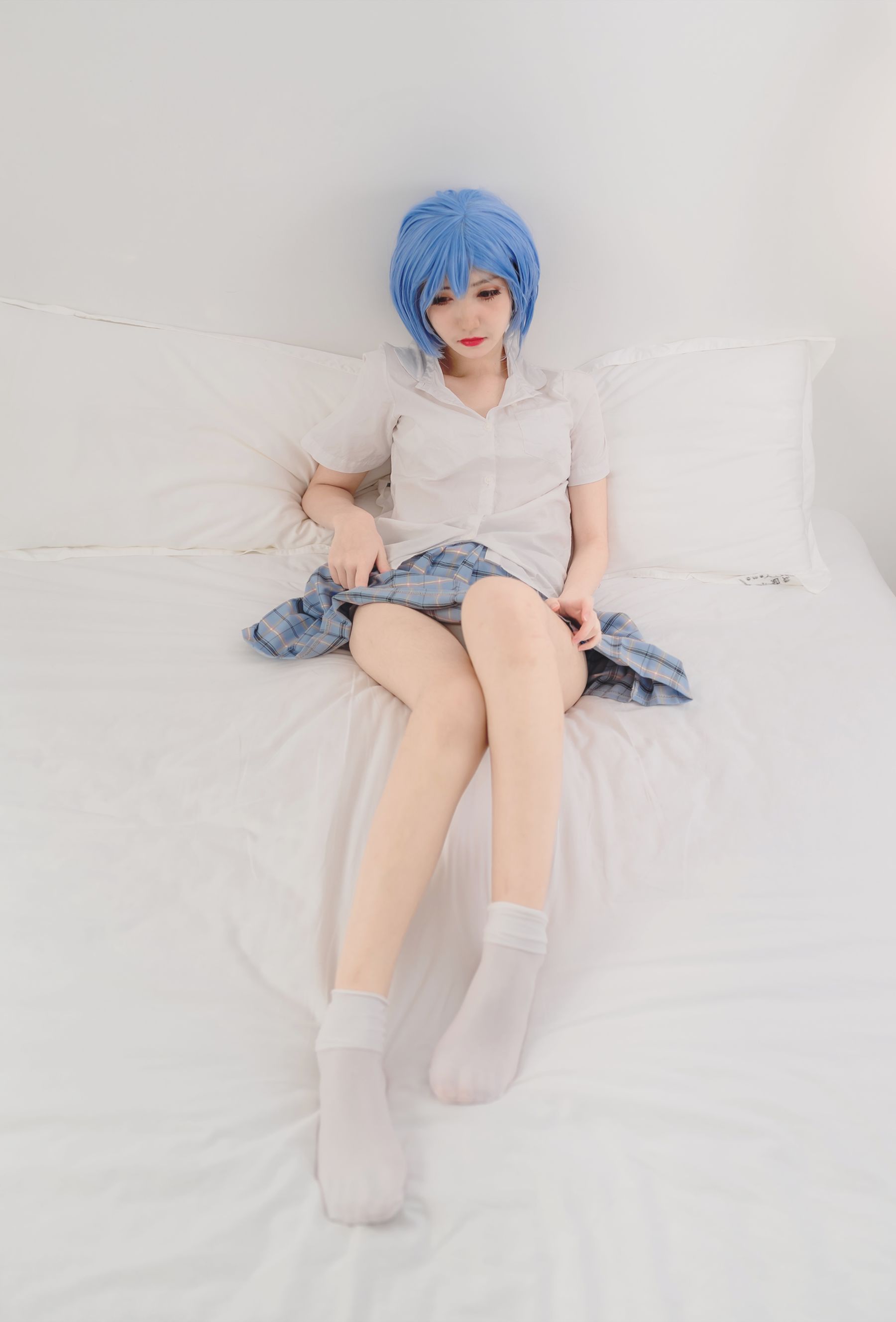 动漫博主南桃Momoko 绫波丽制服-图16