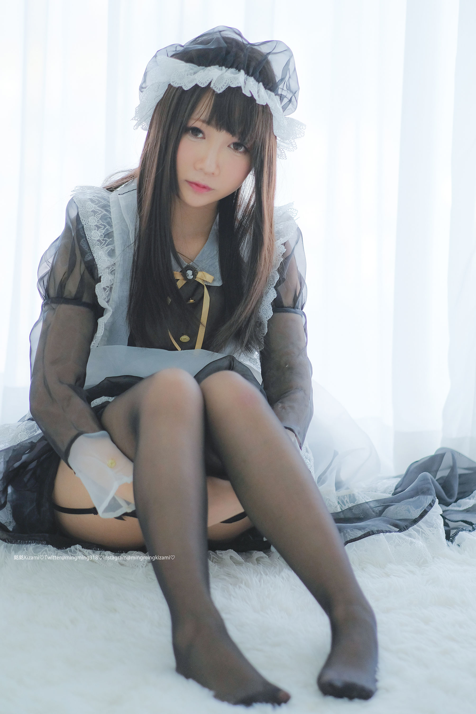 銘銘Kizami 自撮りVol.15 透明女仆-图9