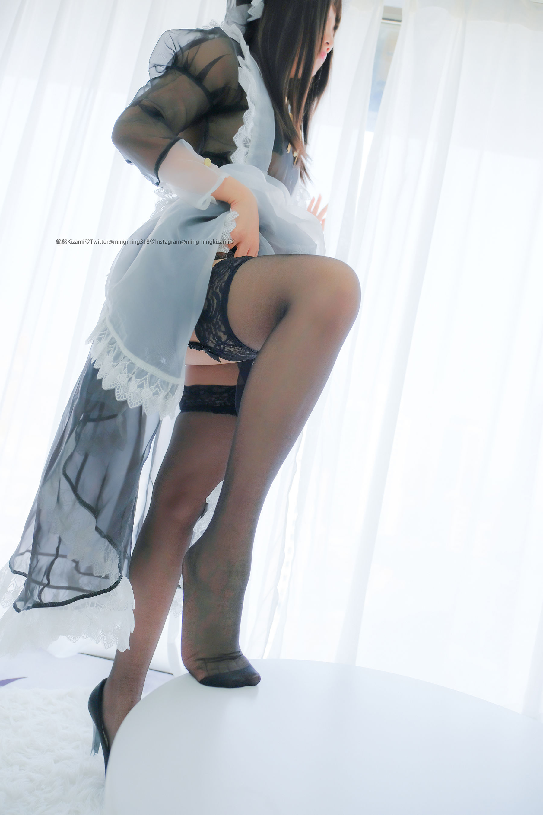 銘銘Kizami 自撮りVol.15 透明女仆-图17