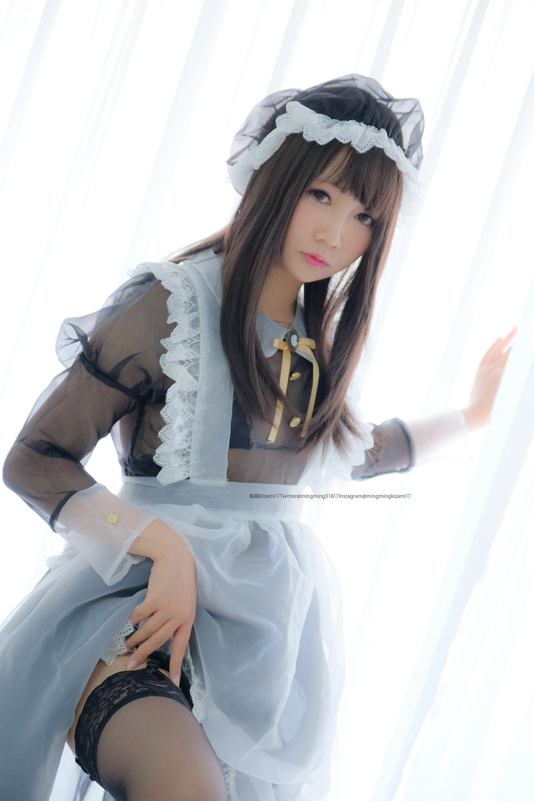 銘銘Kizami 自撮りVol.15 透明女仆-图19
