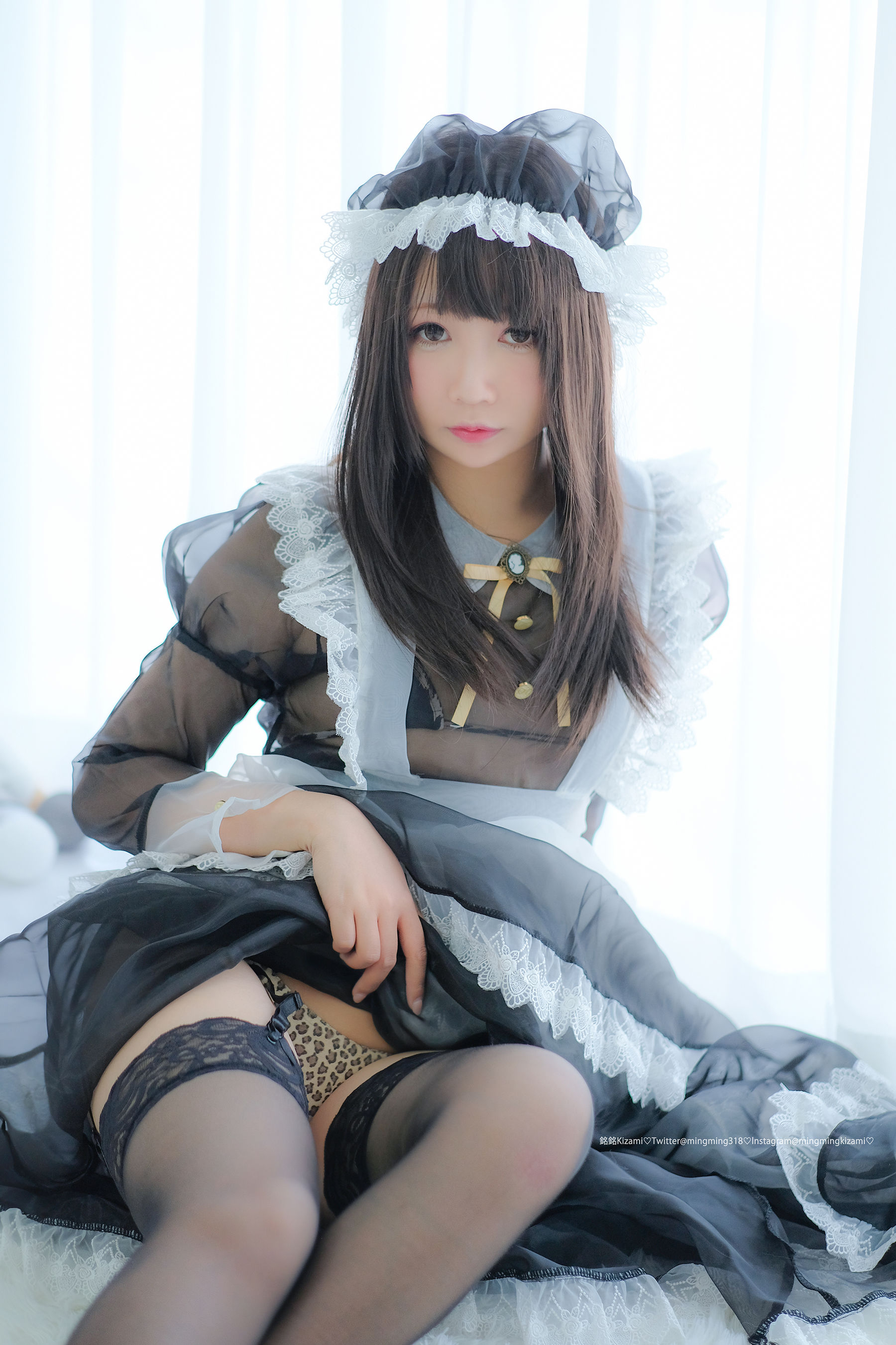 銘銘Kizami 自撮りVol.15 透明女仆-图3