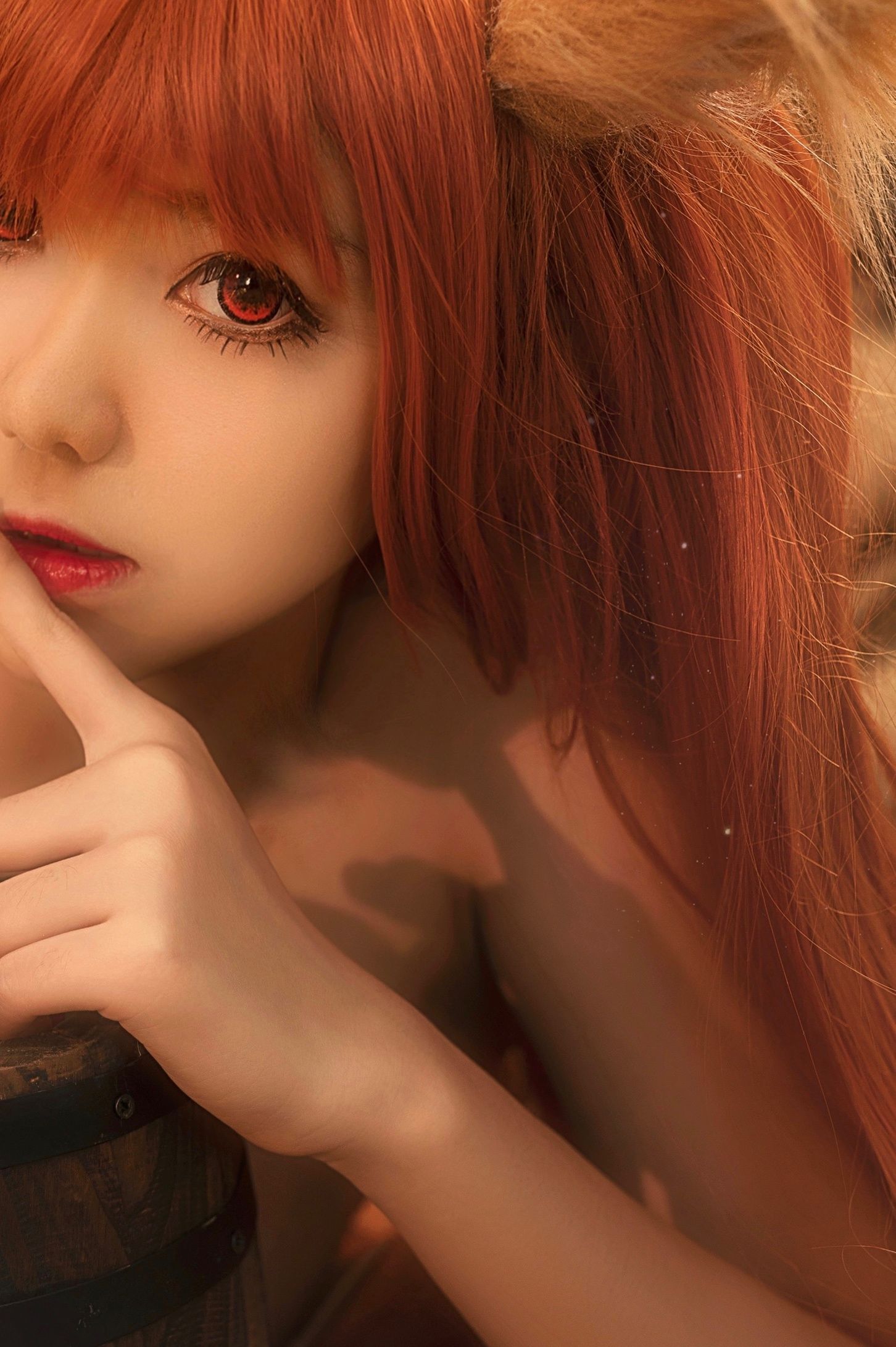 动漫博主南桃Momoko 赫萝裸体-图10