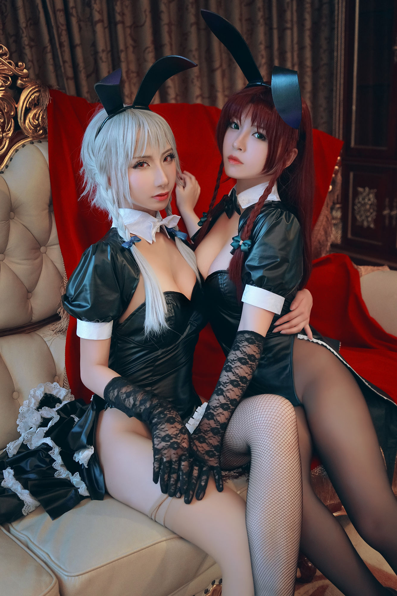 半半子&索索sophia 东方幻想乡兔女郎-图29