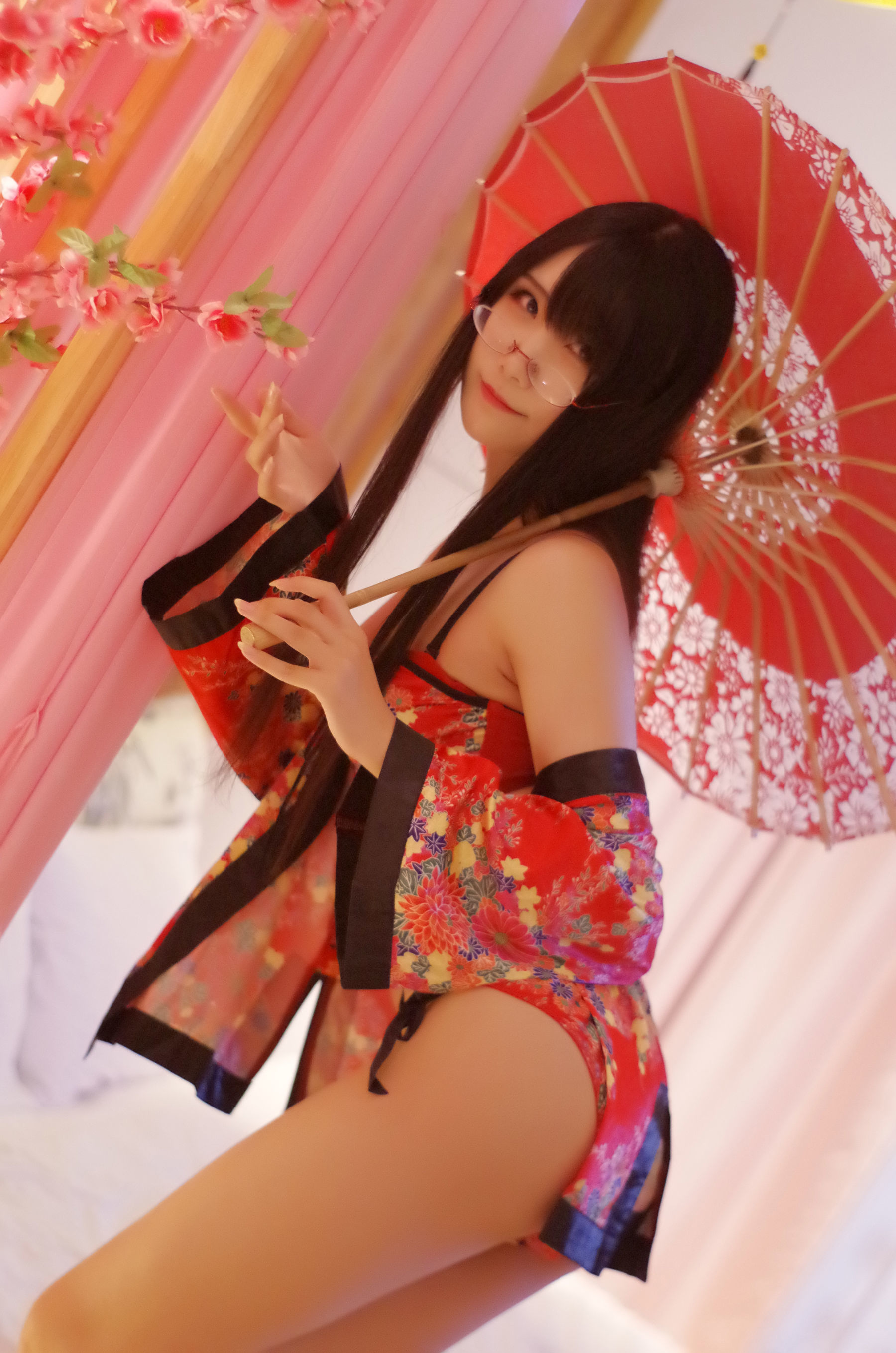 动漫博主曉美媽 浴衣-图3