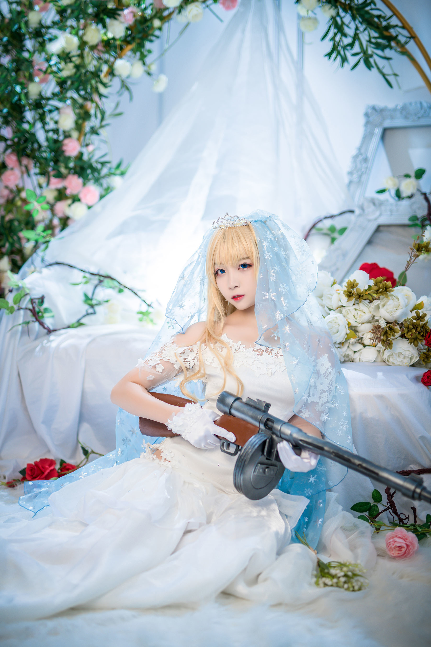 人气Coser二佐Nisa 花嫁-图9