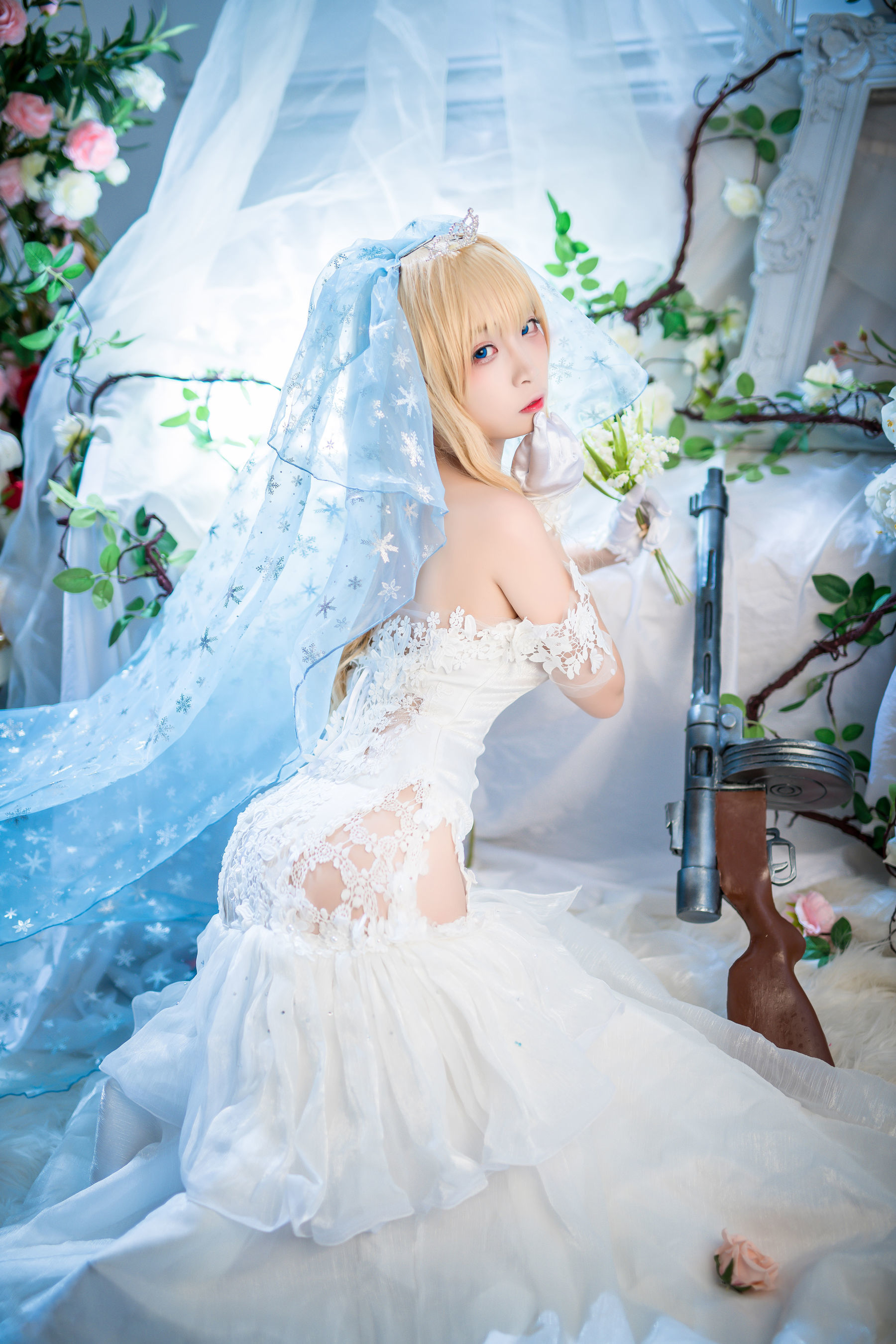 人气Coser二佐Nisa 花嫁-图11
