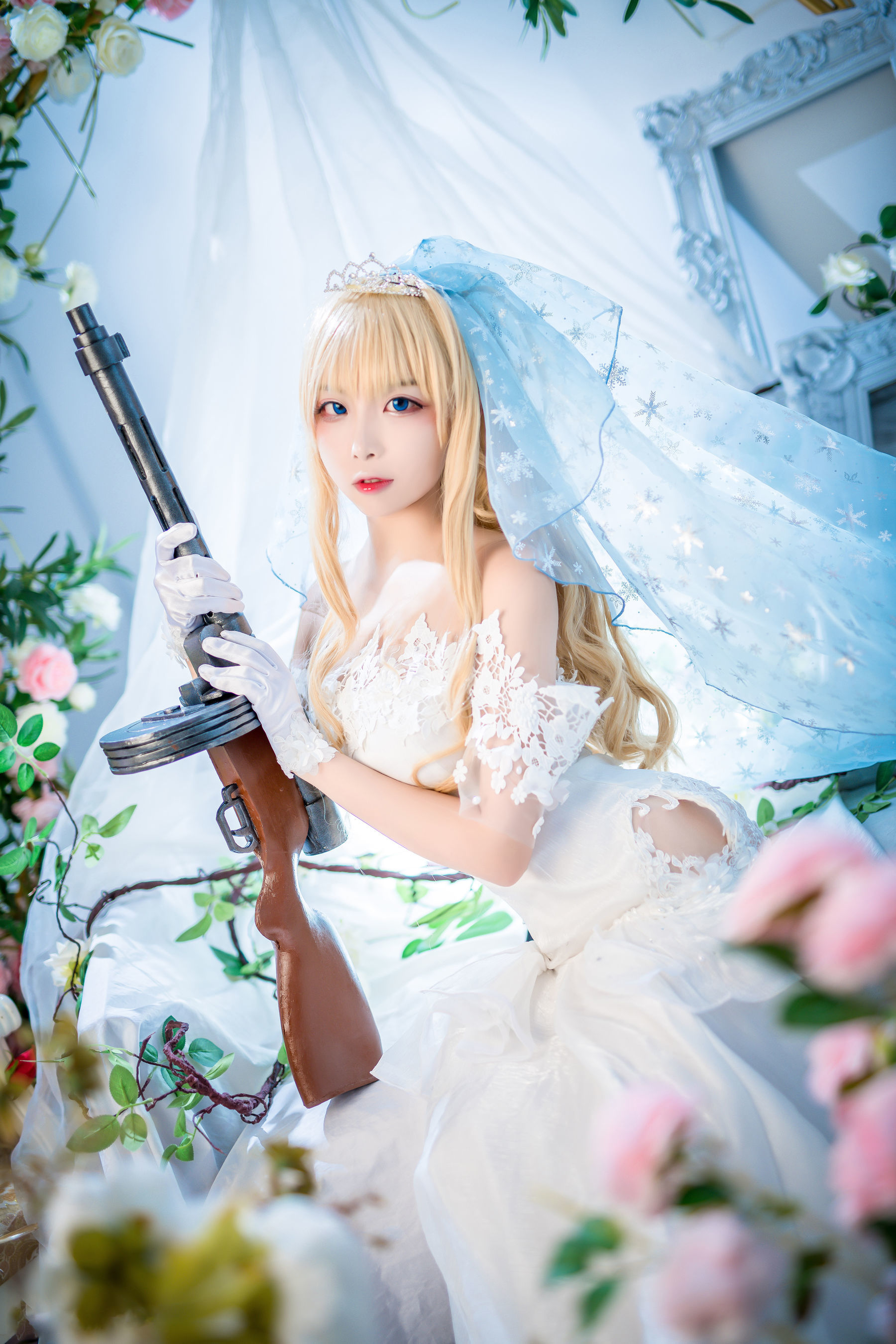 人气Coser二佐Nisa 花嫁-图18