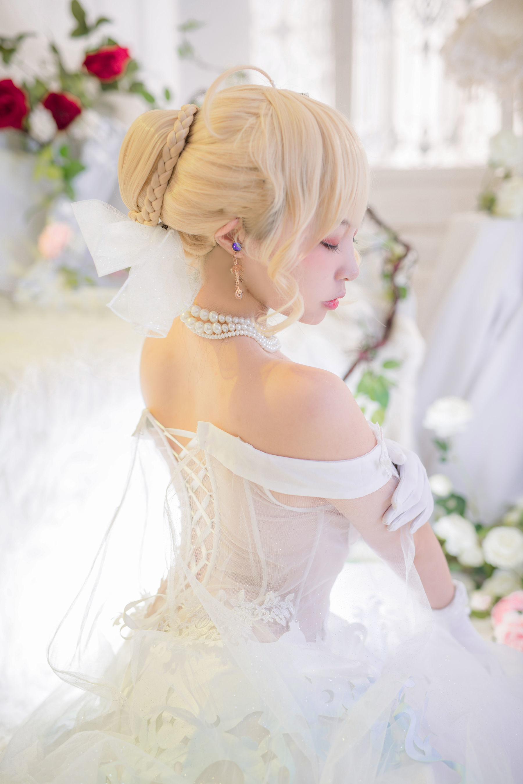 人气Coser二佐Nisa 花嫁-图4