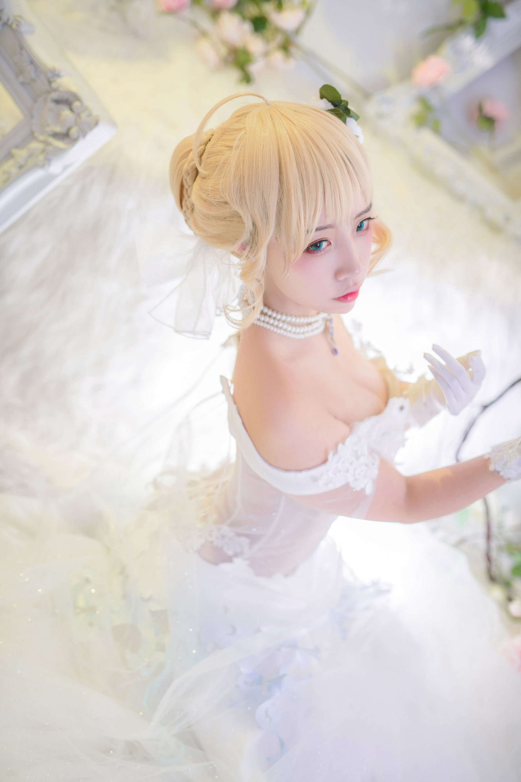 人气Coser二佐Nisa 花嫁-图5