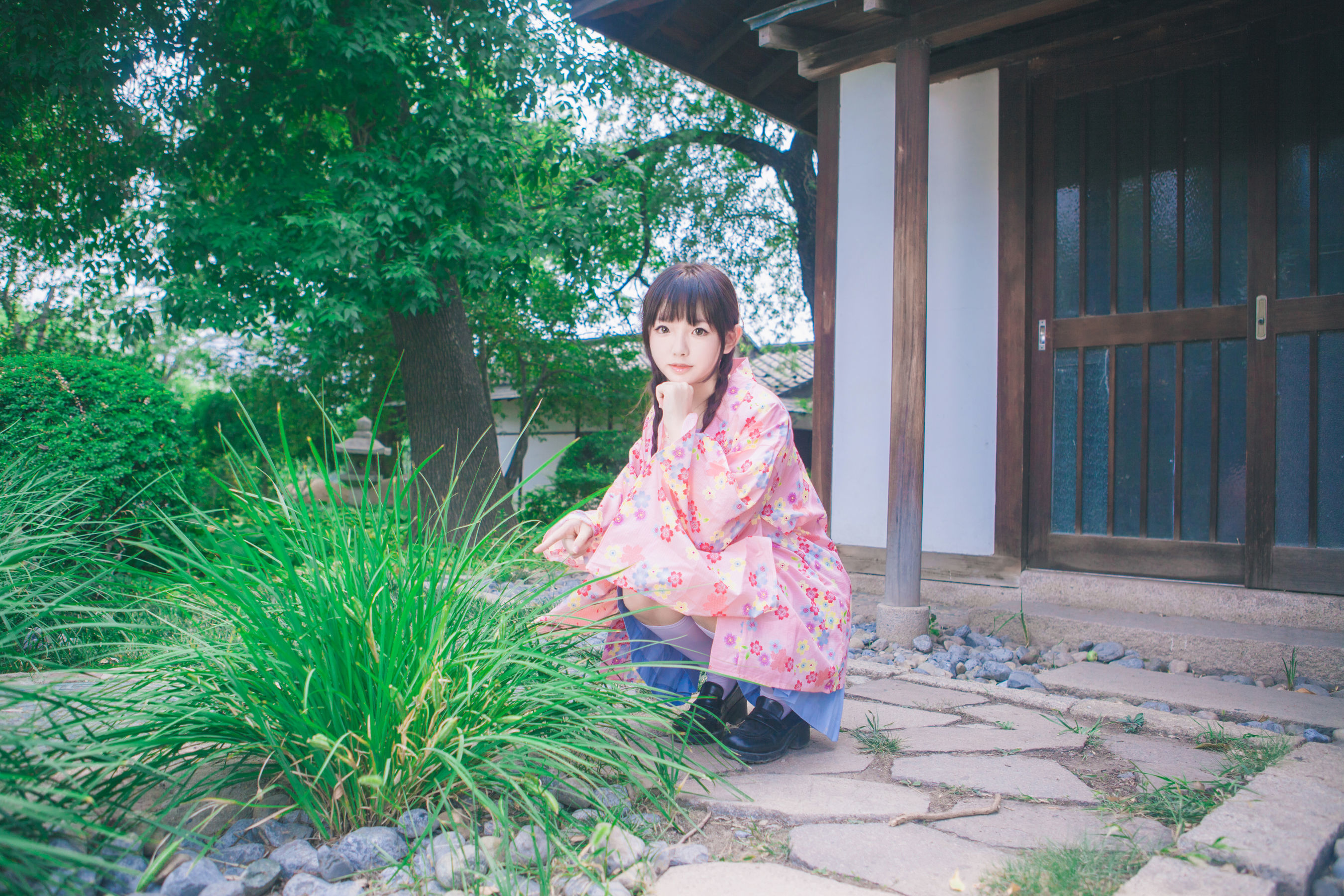 可爱妹妹樱群 和服-图0