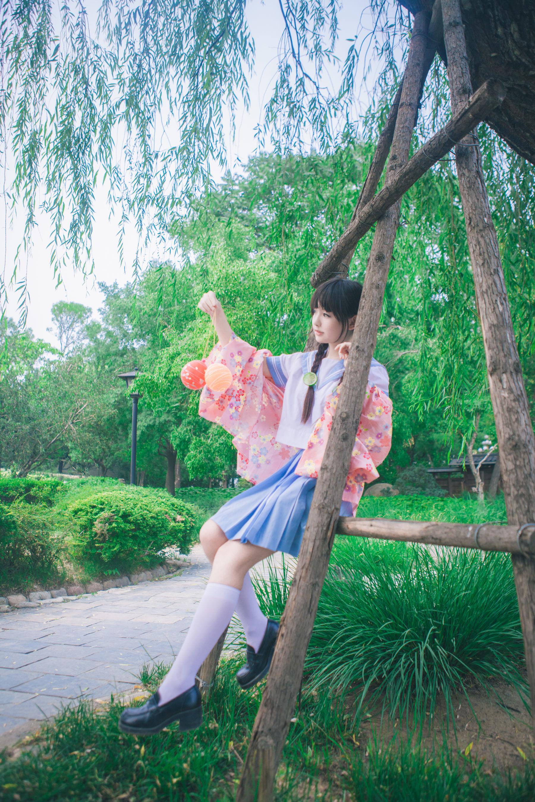 可爱妹妹樱群 和服-图11
