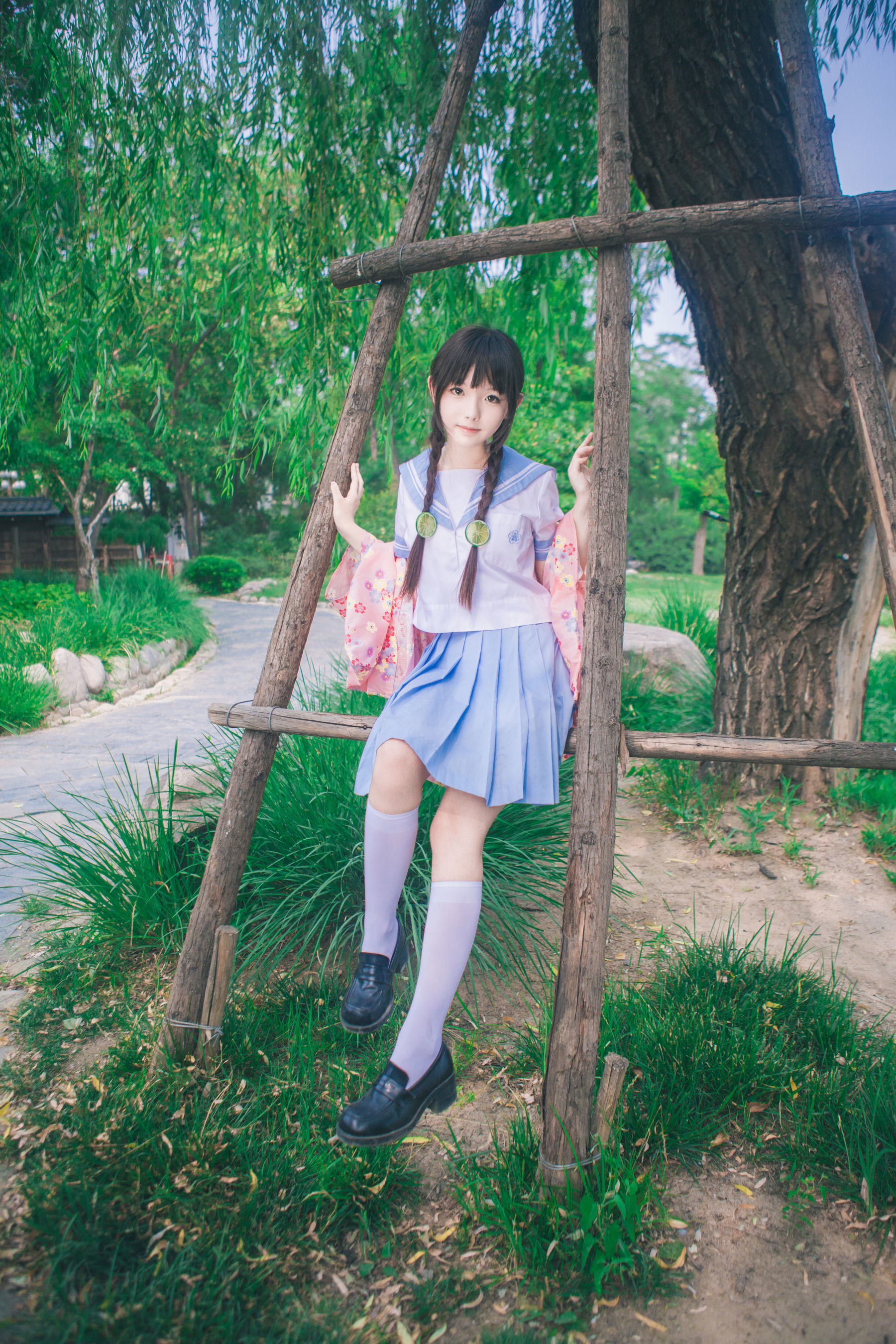 可爱妹妹樱群 和服-图12