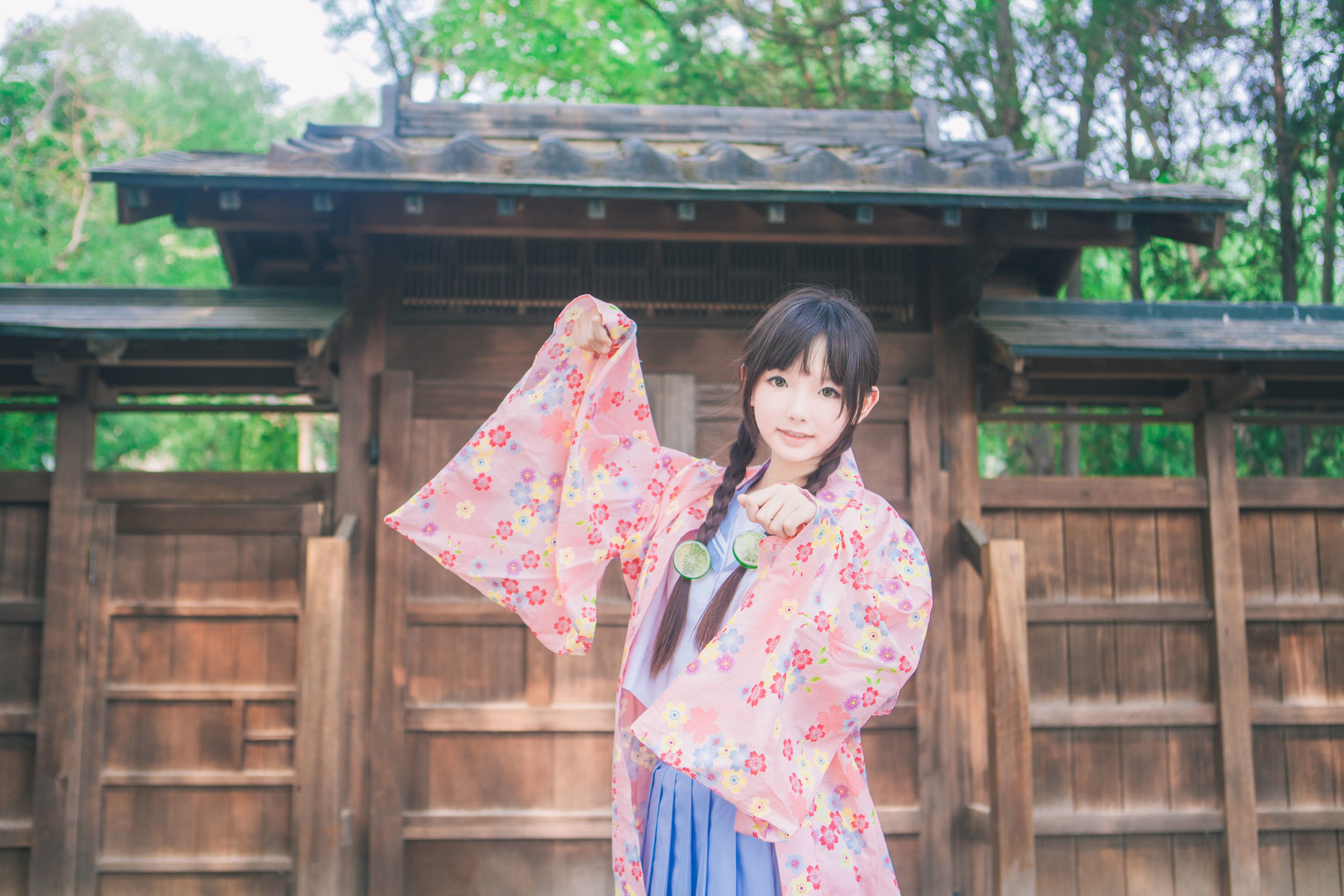 可爱妹妹樱群 和服-图14