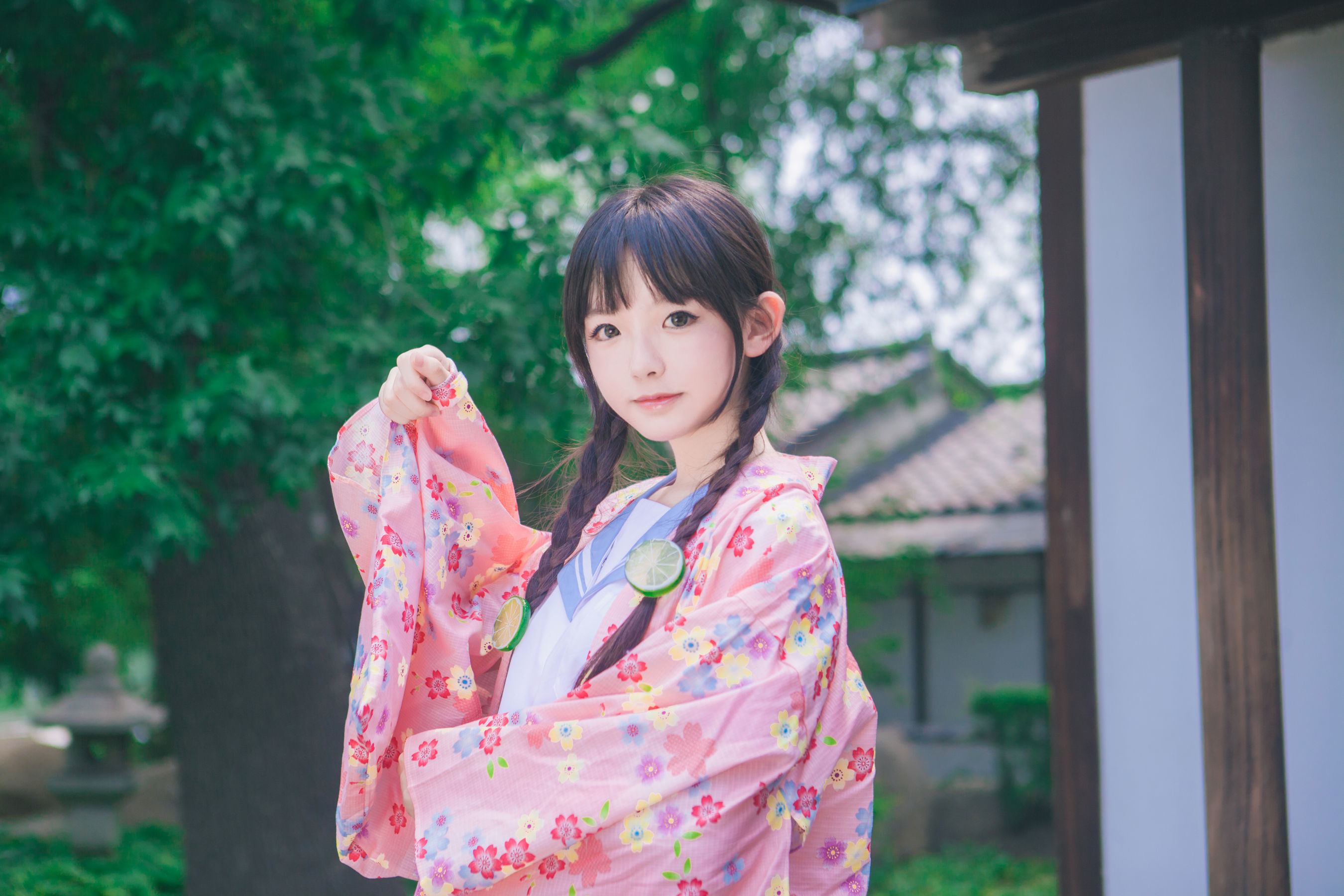 可爱妹妹樱群 和服-图1
