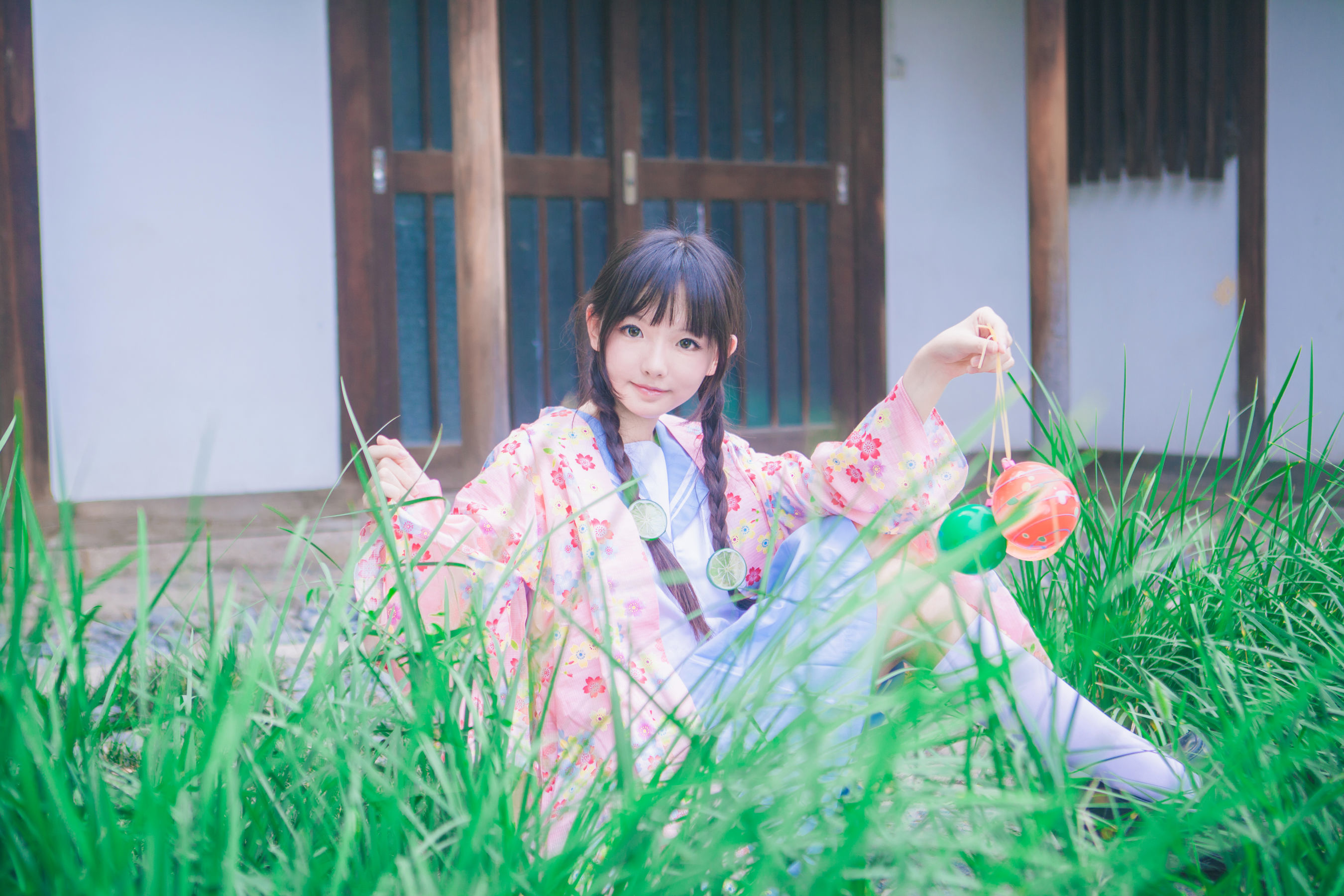 可爱妹妹樱群 和服-图3