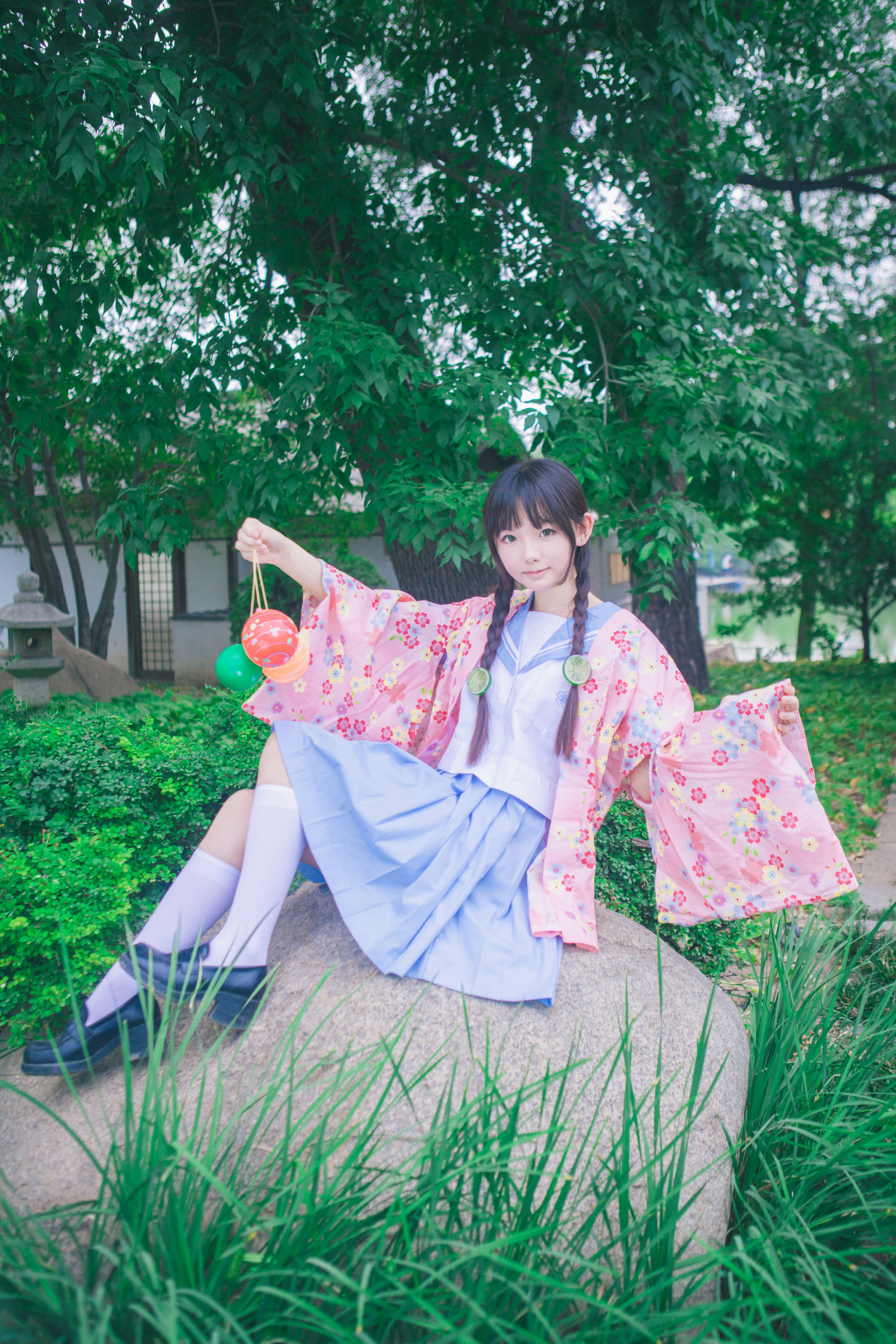 可爱妹妹樱群 和服-图5