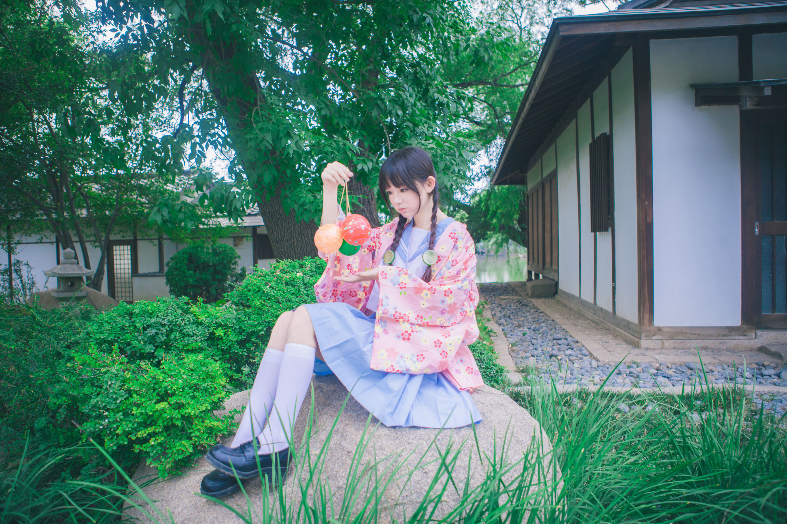 可爱妹妹樱群 和服-图6
