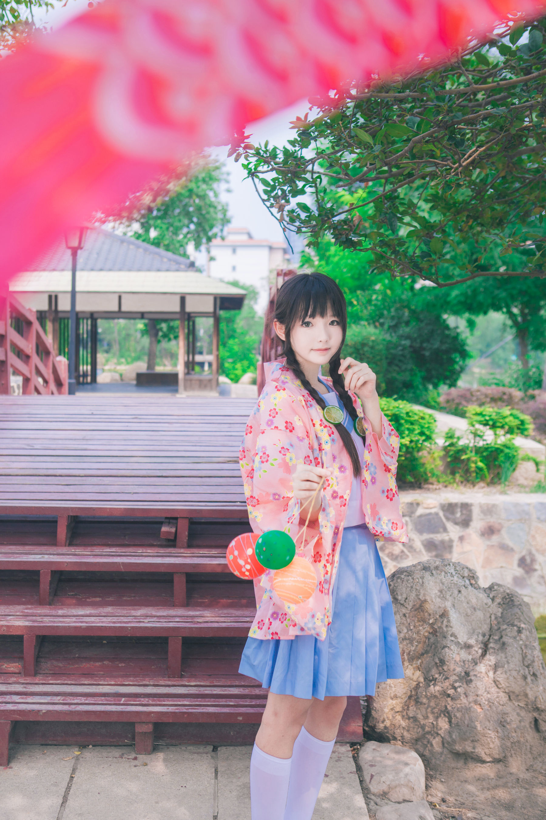 可爱妹妹樱群 和服-图7