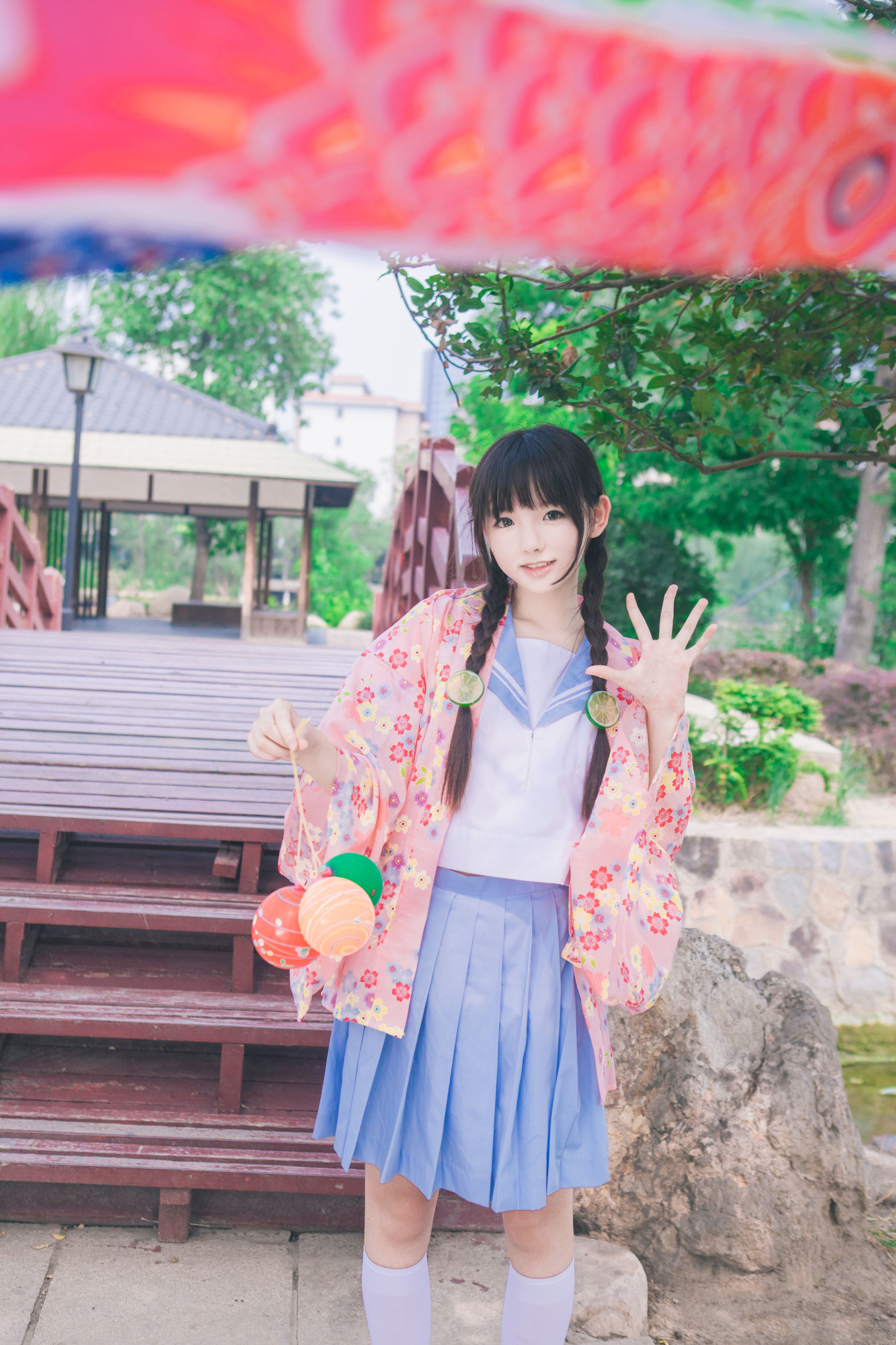 可爱妹妹樱群 和服-图8