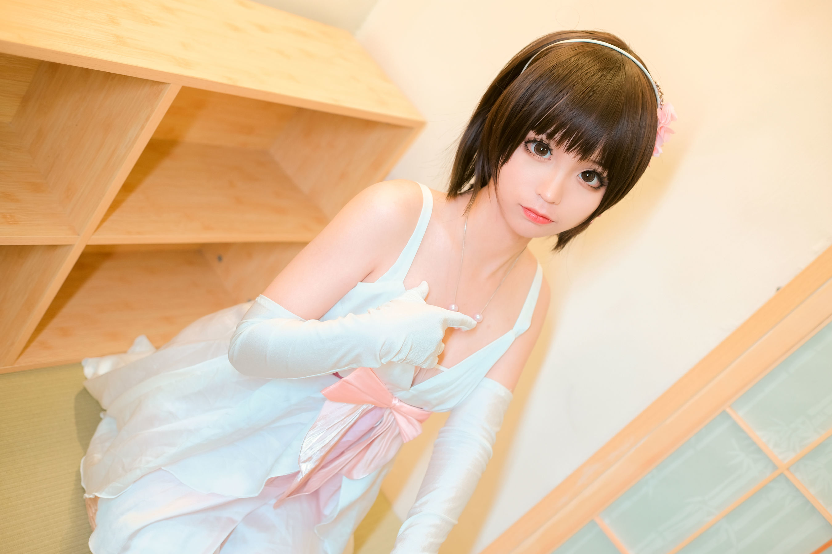 动漫博主蠢沫沫 加藤惠礼服-图0