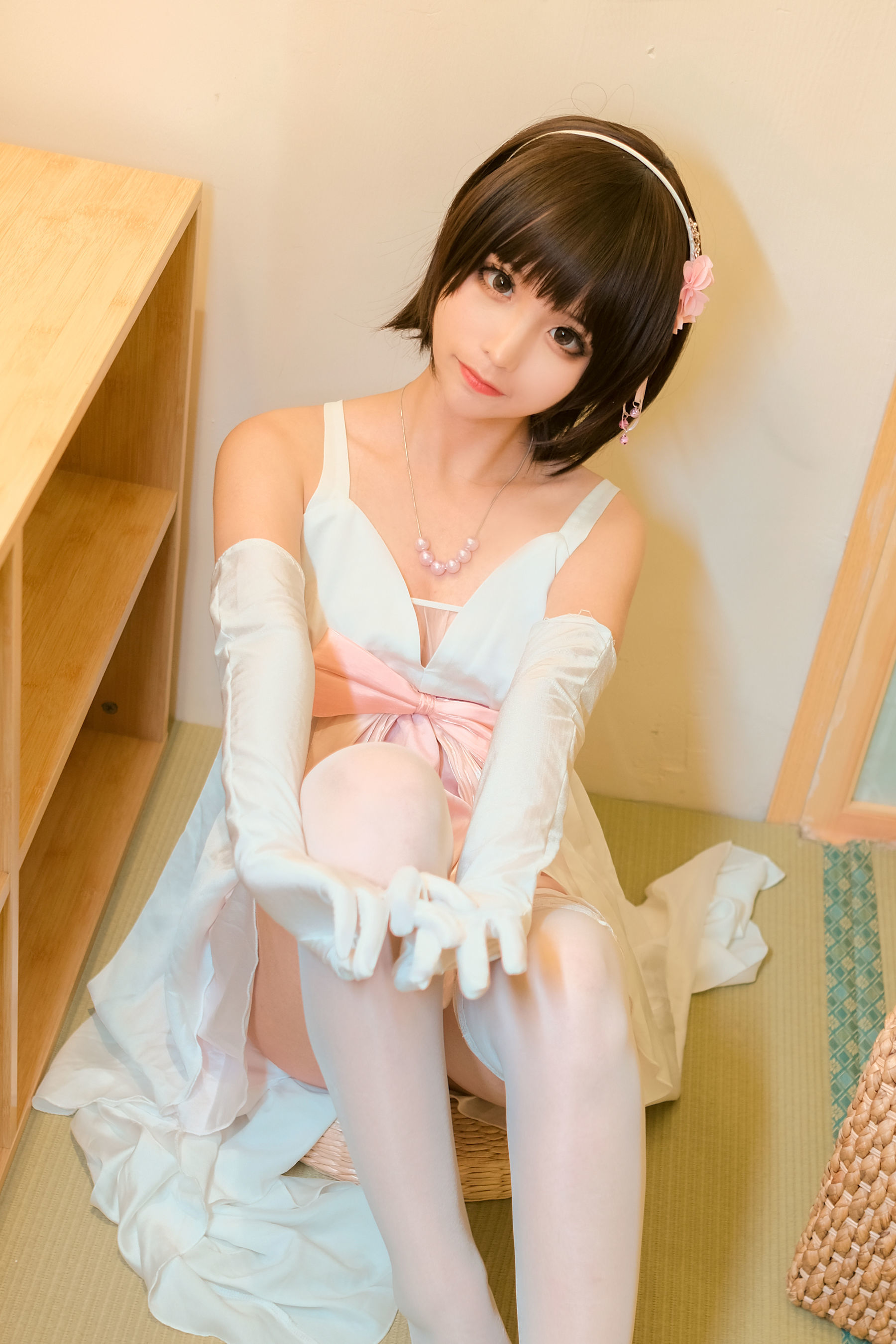 动漫博主蠢沫沫 加藤惠礼服-图16